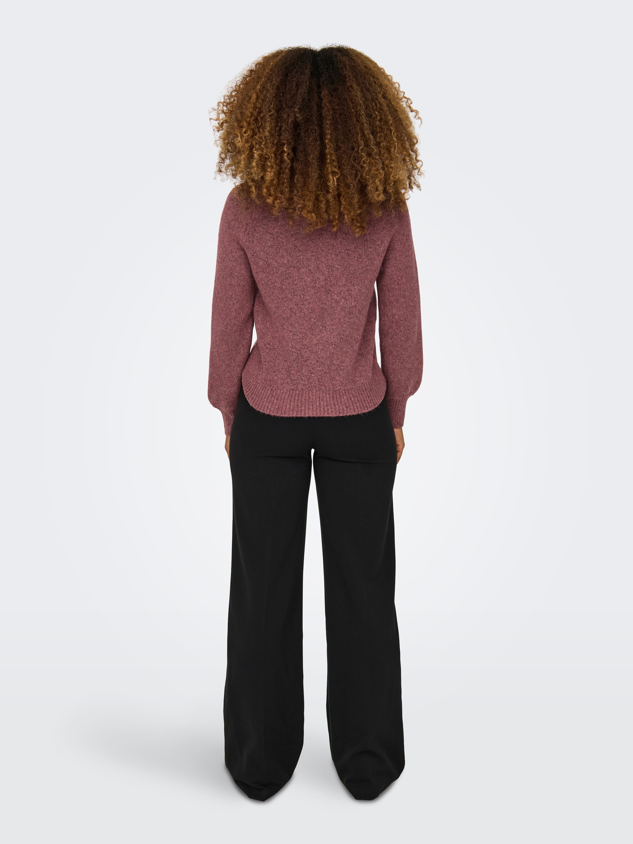 ONLY Rundhalspullover »ONLEMMA LS BUTTON ONECK EX KNT« Kunstfaser, regular fit