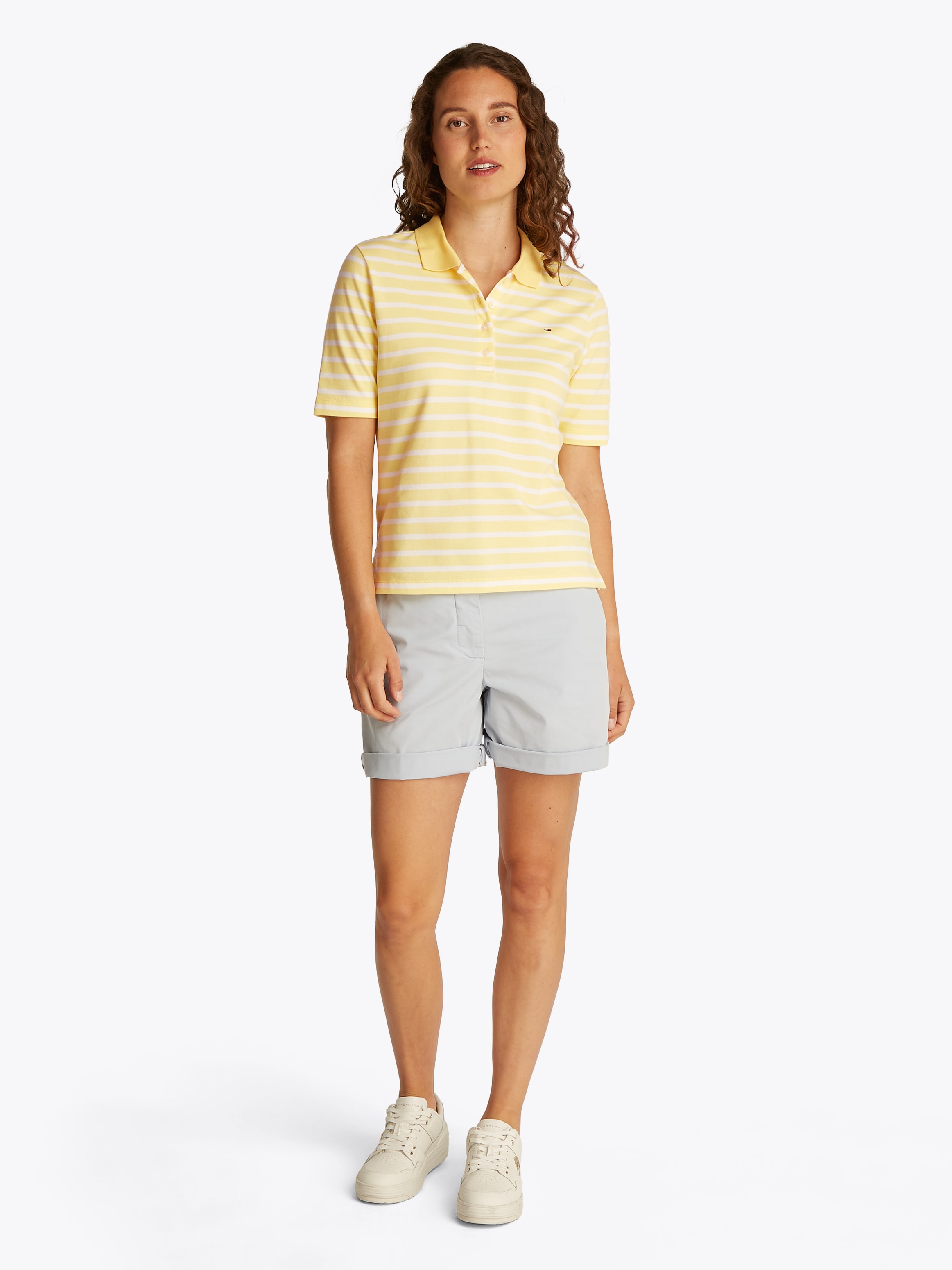 Tommy Hilfiger Poloshirt »1985 Regular Fit Pique Premium Polo«, mit Logo-Stickerei, mit Seitenschlitzen