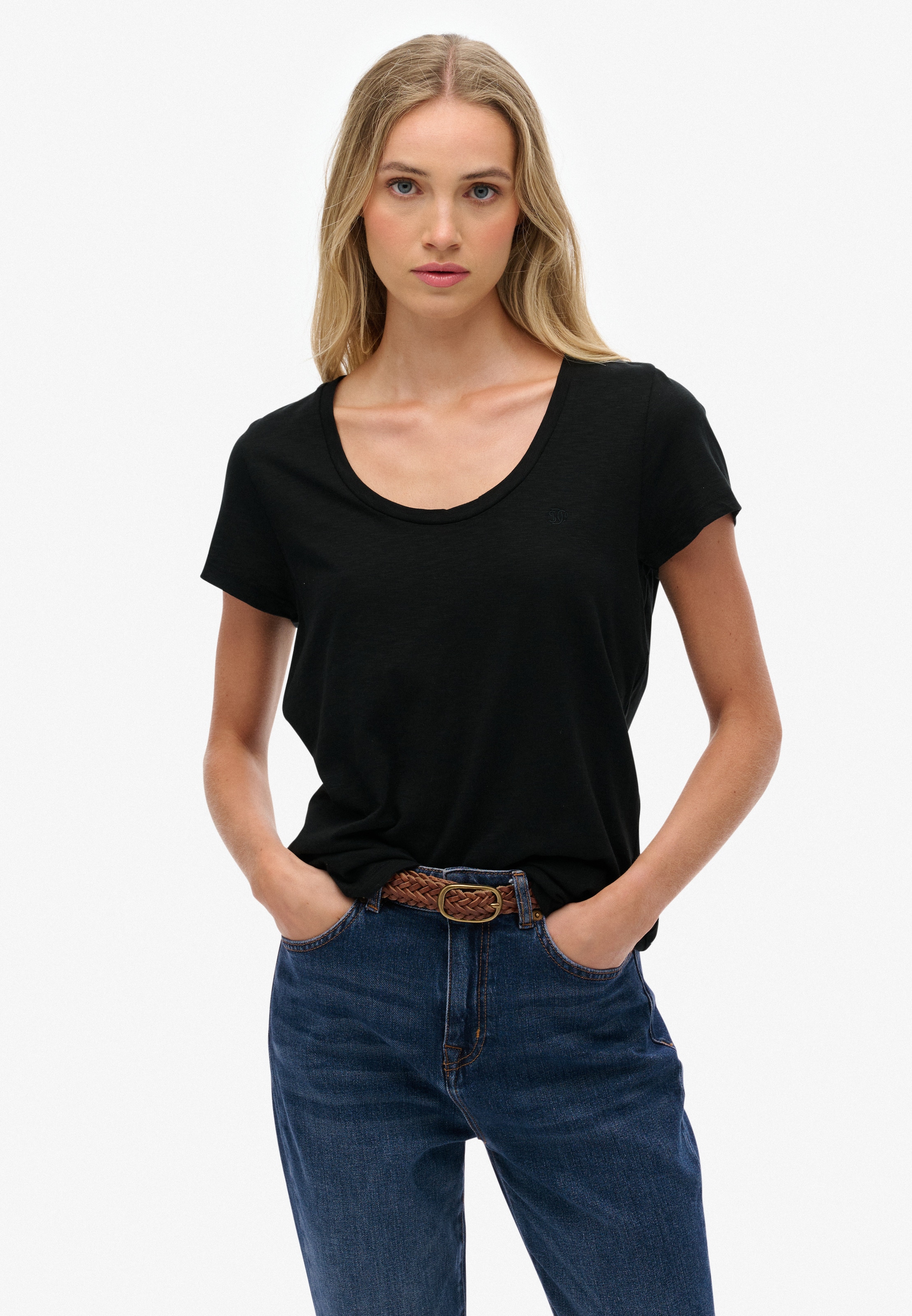 Superdry T-shirt »STUDIOS SCOOP NECK TEE«