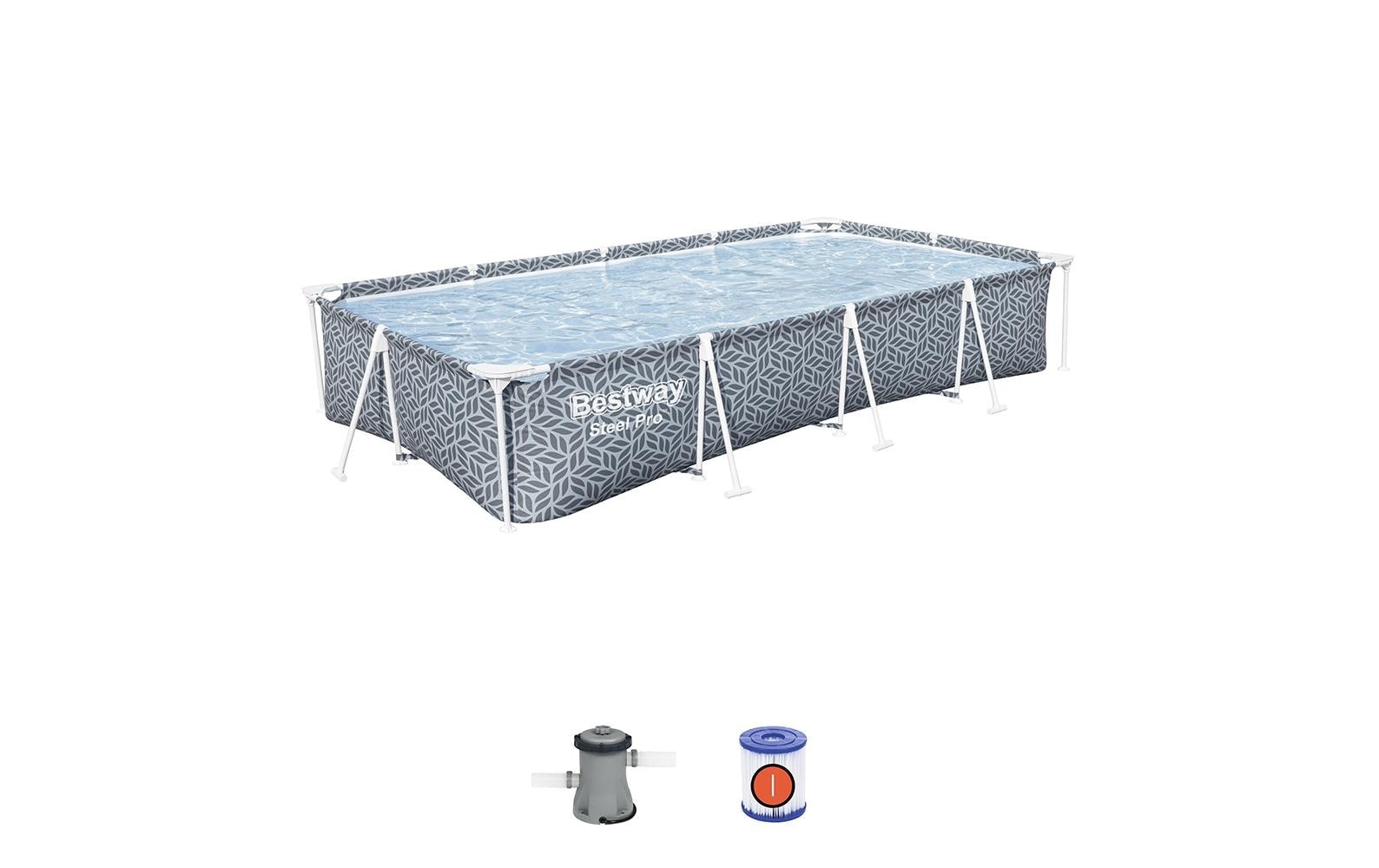 Bestway Pool »mit Filterpumpe Steel Pro 366 x 201 x 66 cm«