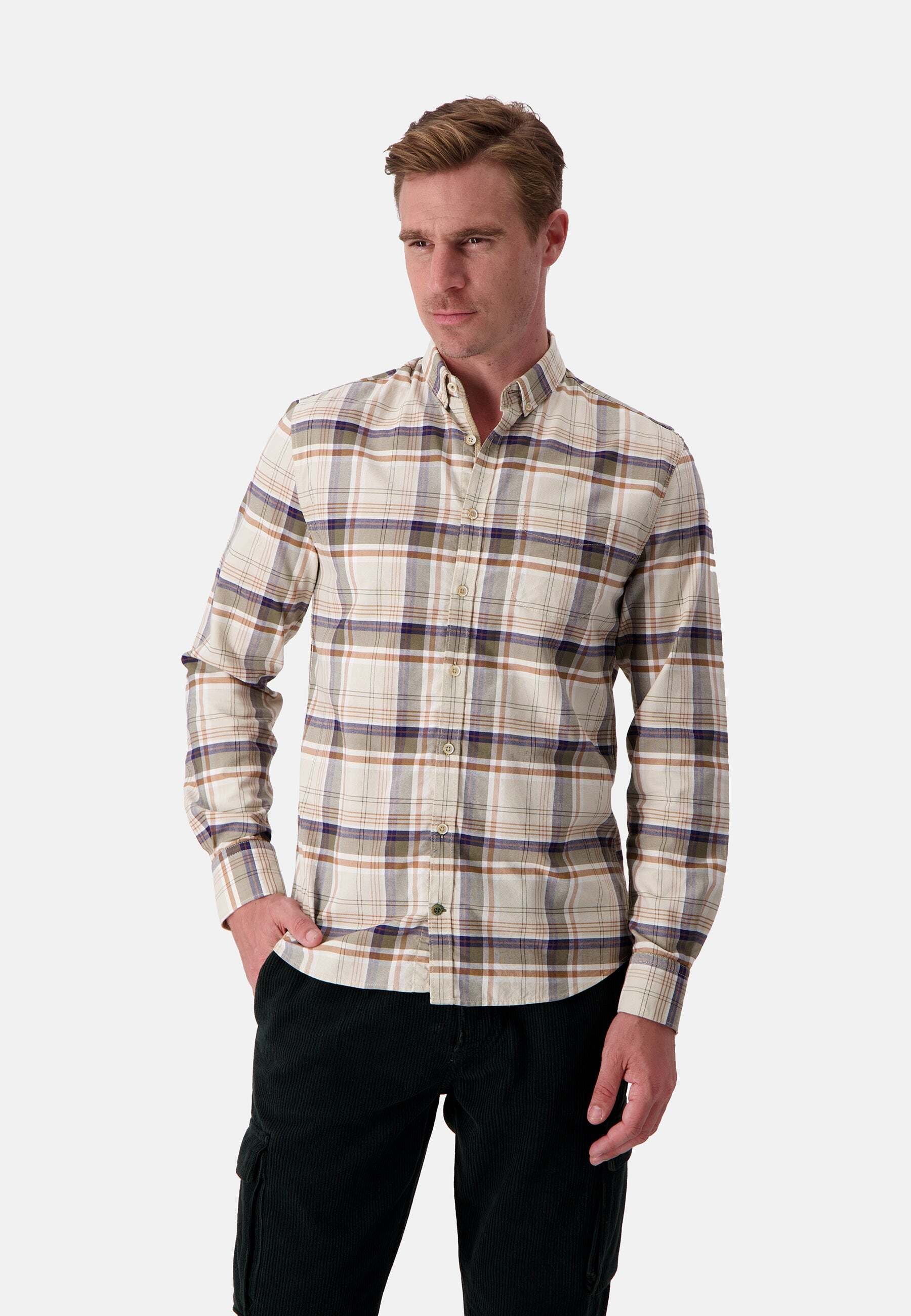 colours & sons Langarmhemd »colours & sons Langarmhemd Shirt Checked«