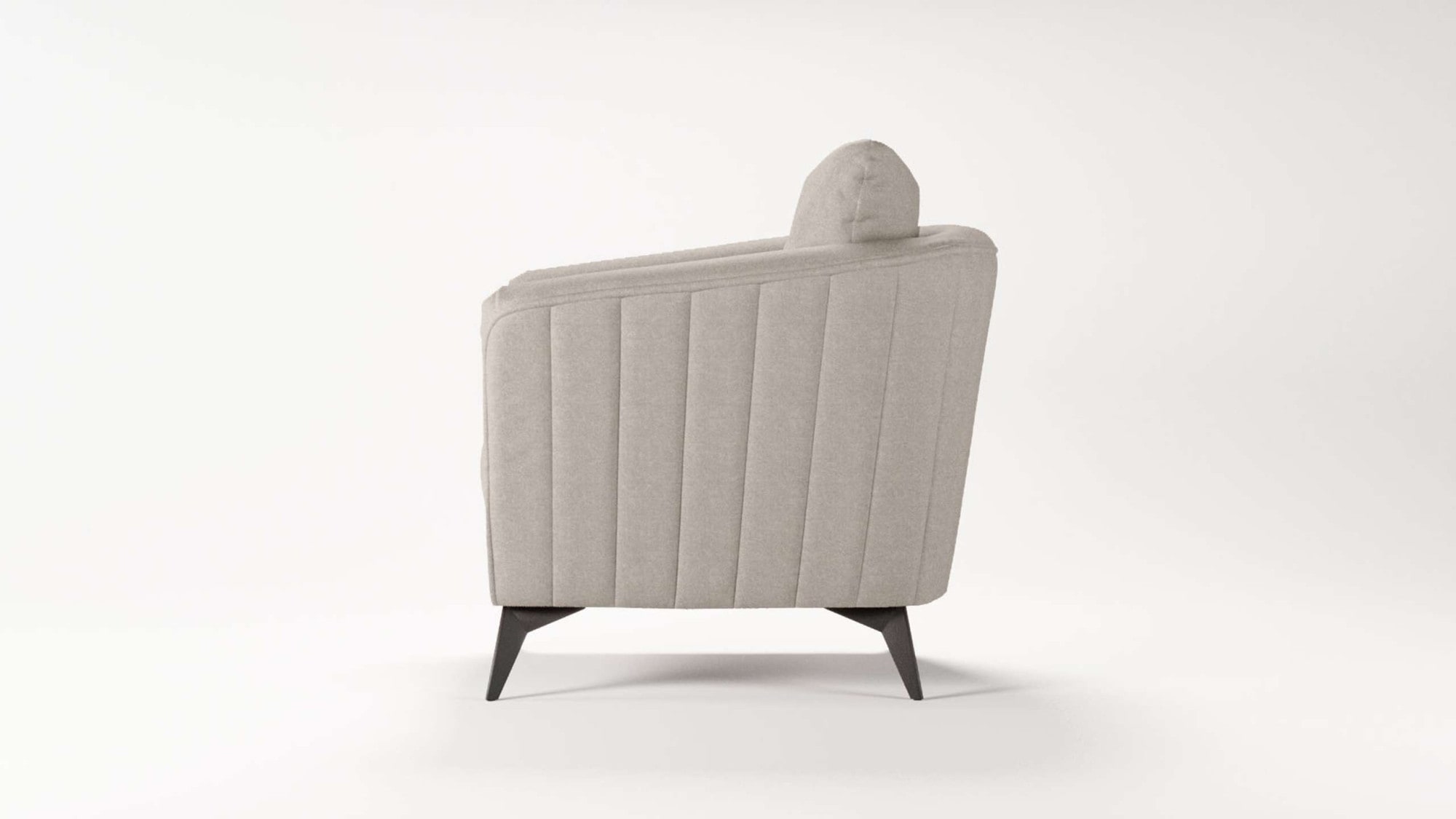 Places of Style Cocktailsessel »MATTHEW Sessel, Masse B/T/H: 83/85/88 cm«, modern, mit Rückenkissen