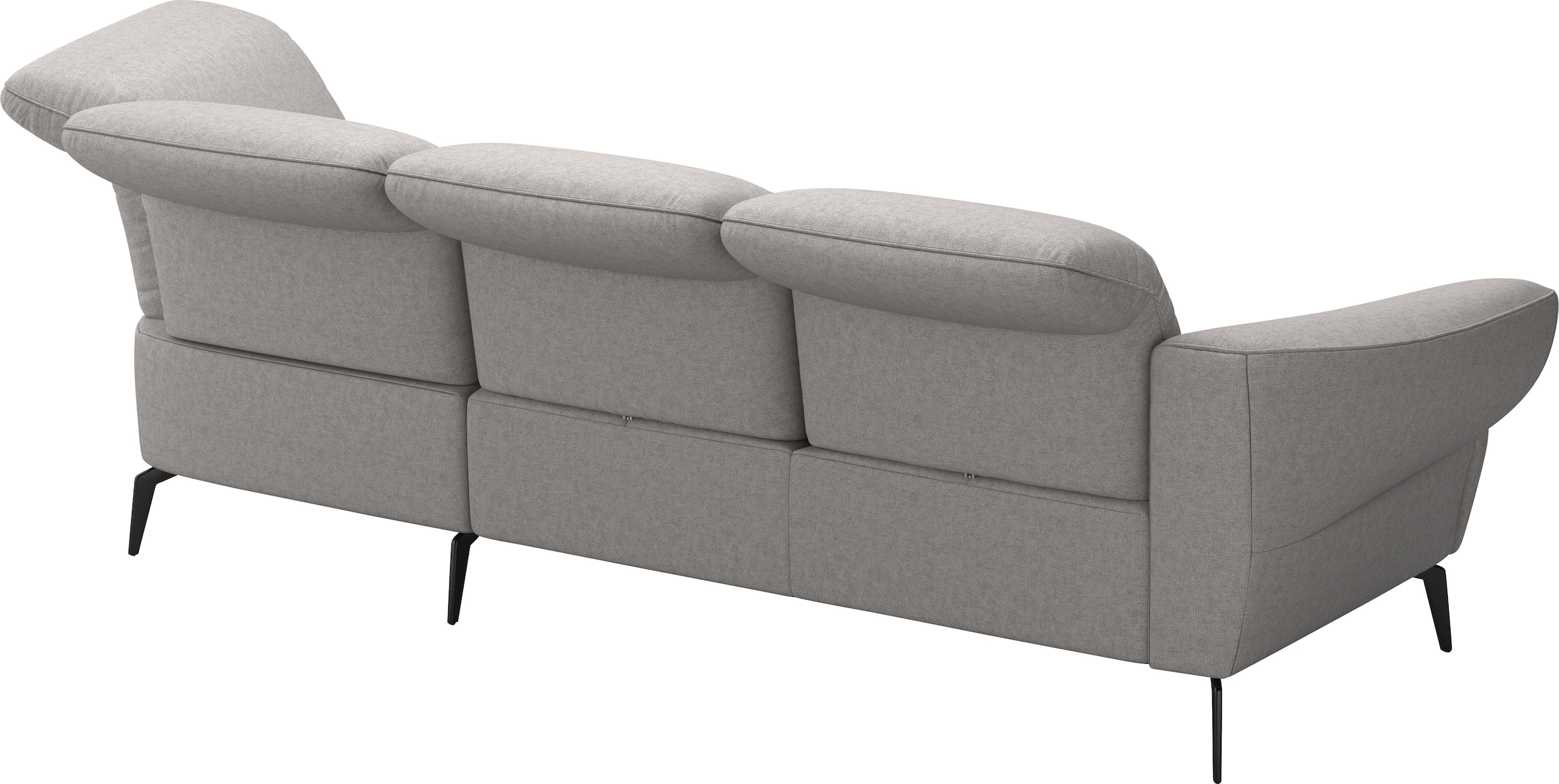 sit&more Canapé d'angle »Dance, L-Form, inkl. Sitztiefenverstellung« inkl. Click&Seat, optional mit Kopfteilverstellung