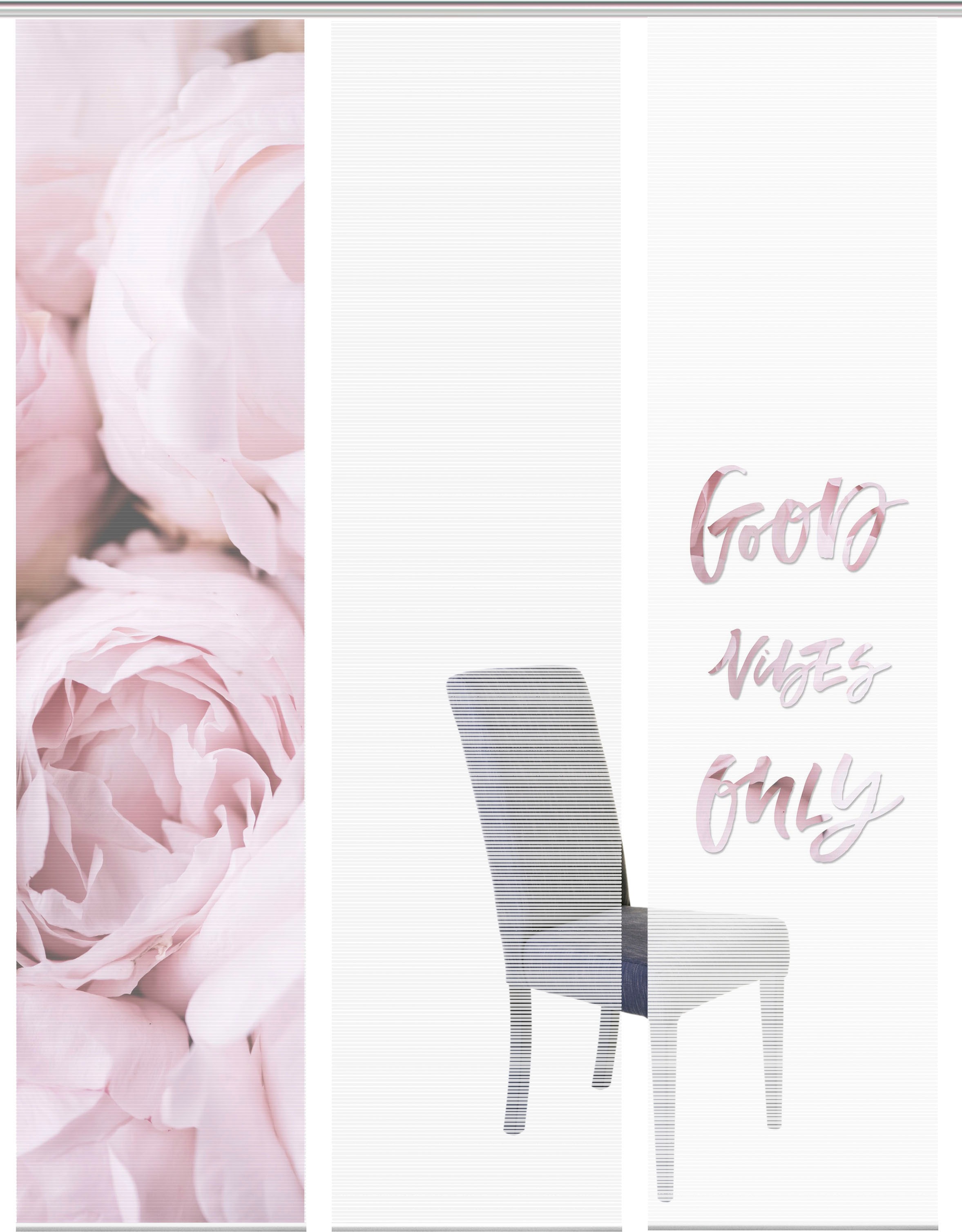 Image of Vision S Schiebegardine »VIBES ONLY 3er SET«, (3 St.), Bambus-Optik, Digital bedruckt bei Ackermann Versand Schweiz