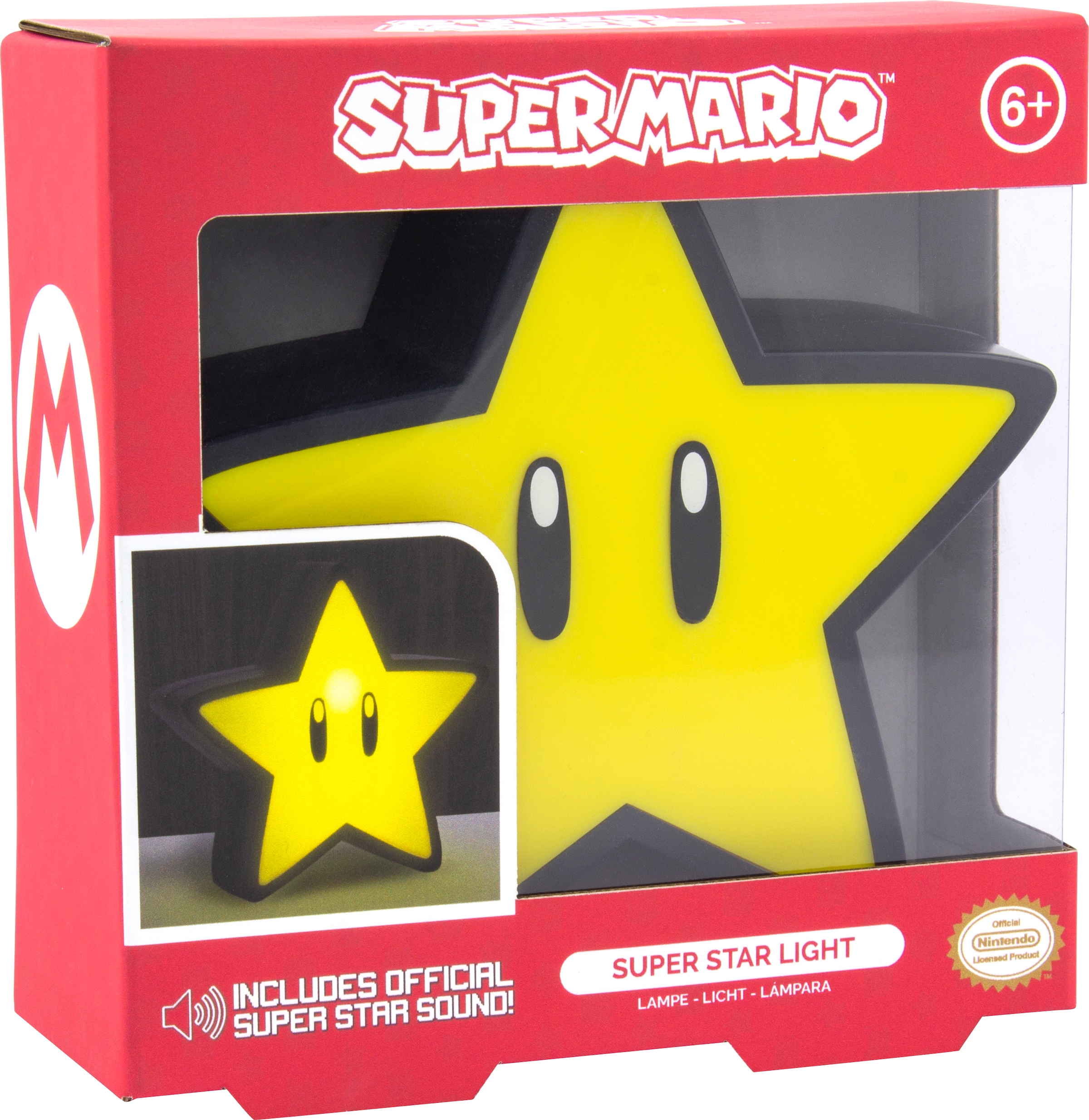 Super versandkostenfrei Paladone Star Sound« ♕ auf »Super Leuchte Dekolicht Mario mit