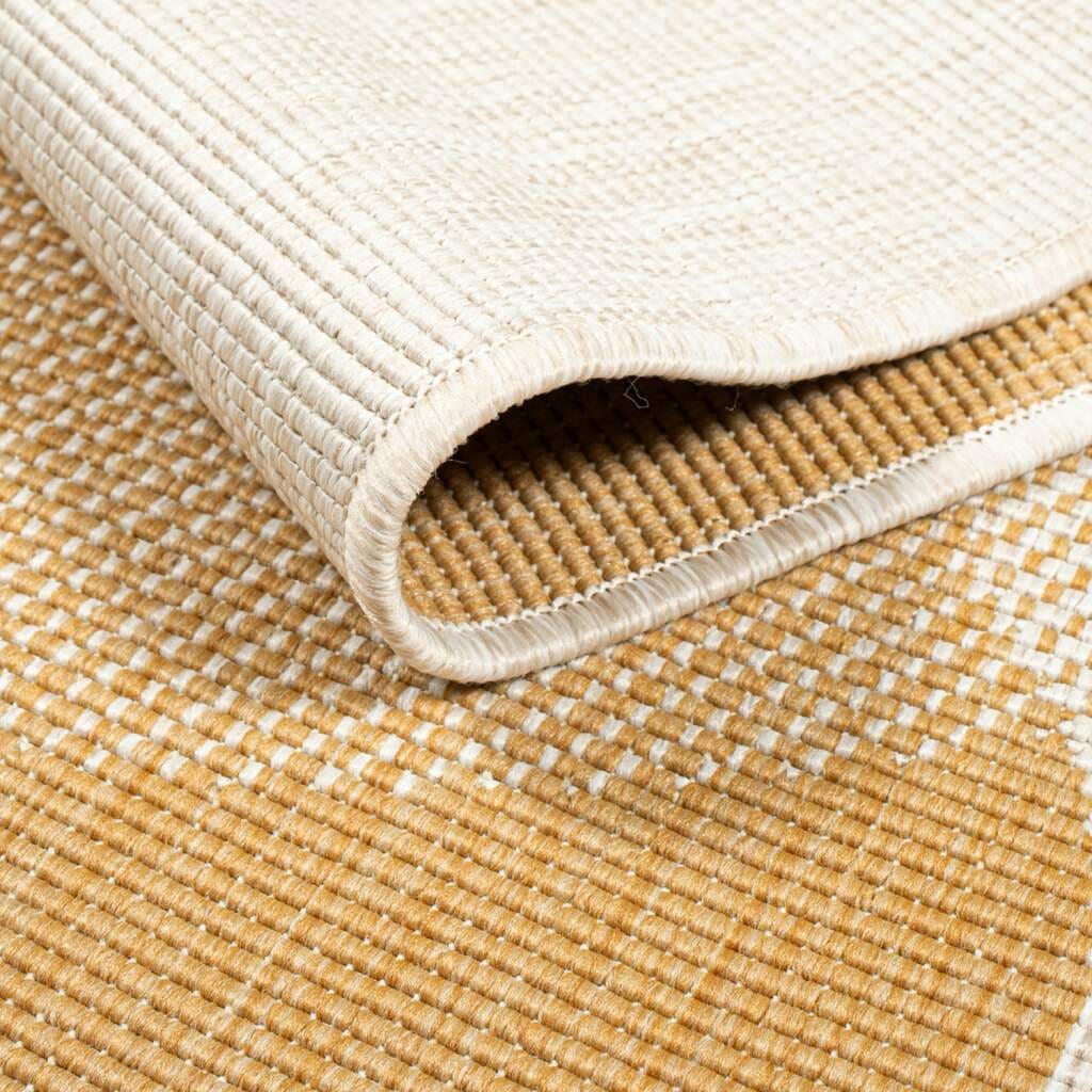Carpet City Outdoorteppich »DUO RUG 5835« rechteckig 5 mm Höhe Wendeteppich Wetterfest In- & Outdoor, Balkon, Terrasse, Wohnzimmer