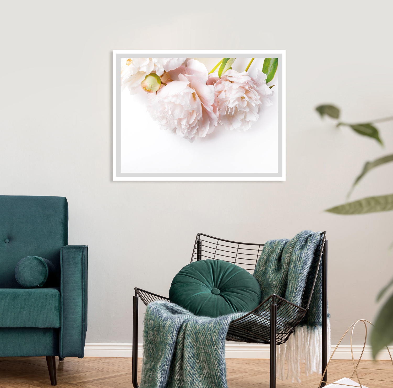 queence Bild »Maike« Blumen | Blumenbilder | Blätter | Foto | Kunst gerahmt, Rosen