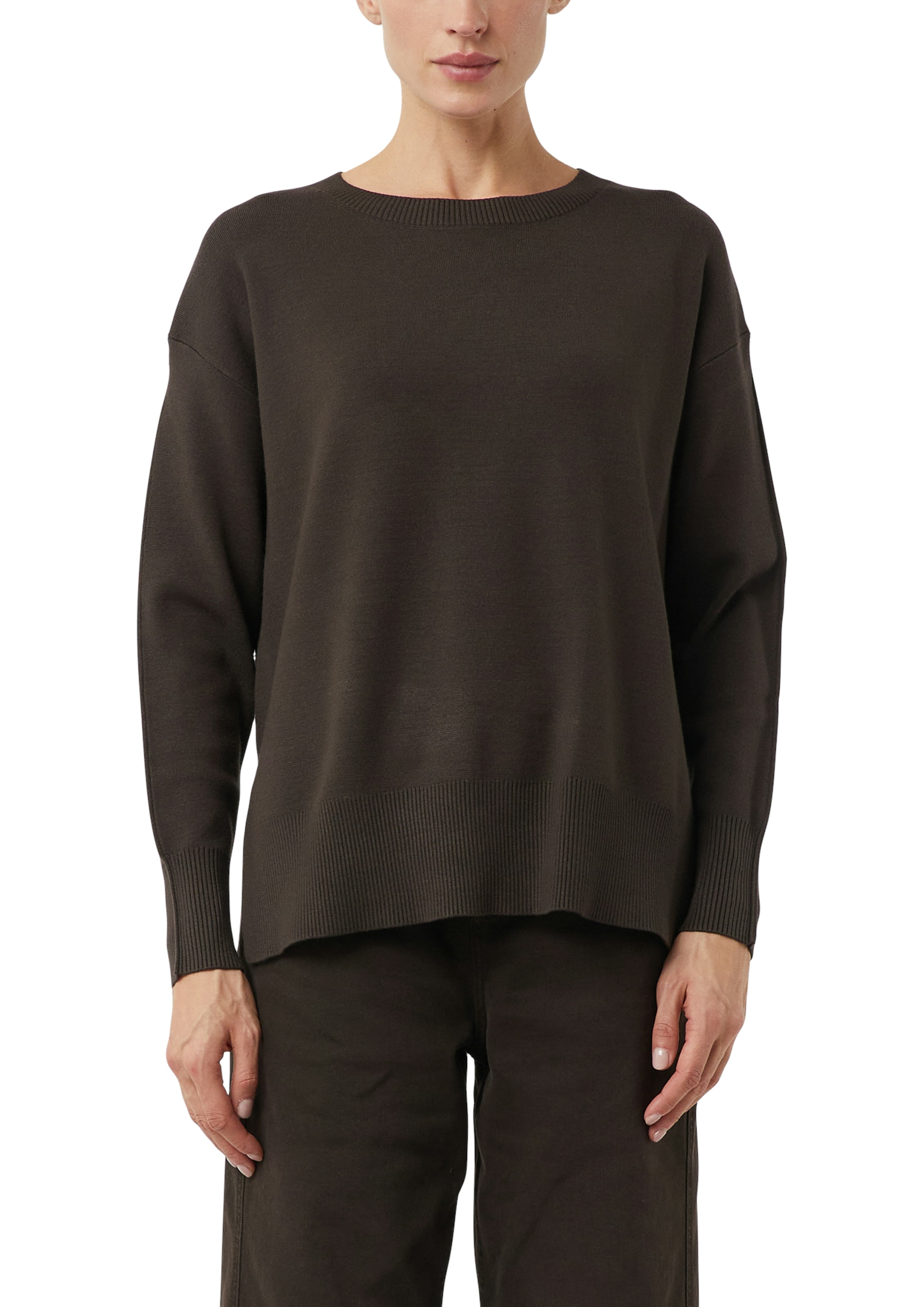 Image of Comma Strickpullover mit Rippbündchen