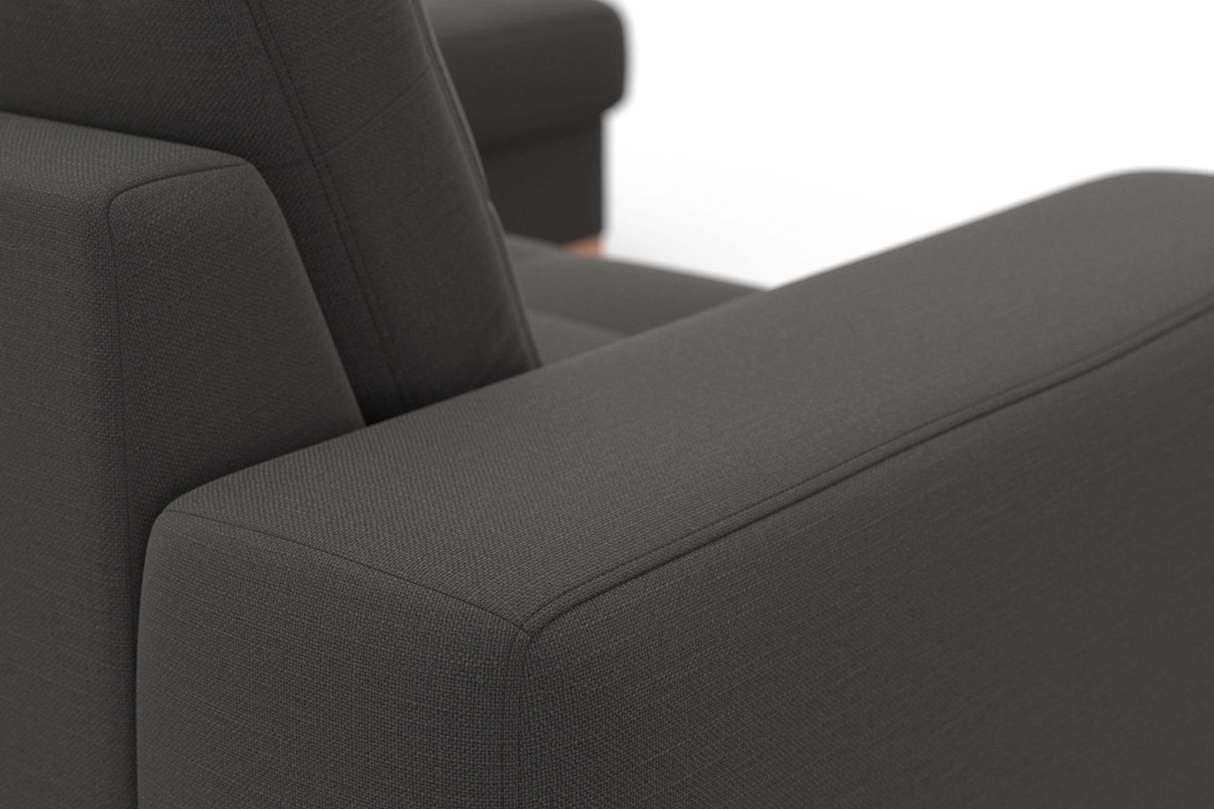 sit&more Ecksofa »Quincy L-Form«, wahlweise mit Bettfunktion und Bettkasten