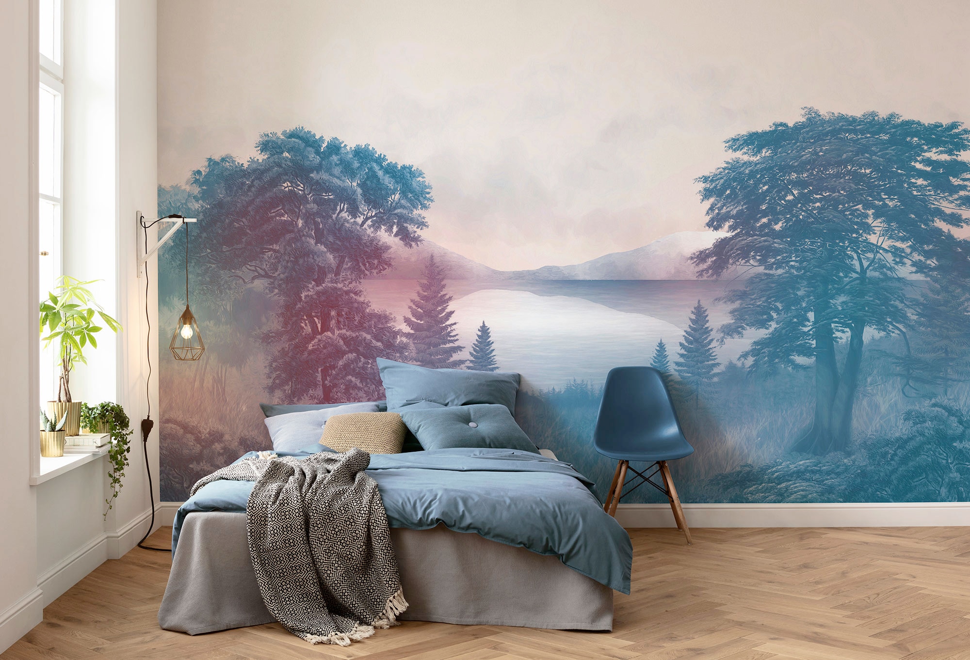 Komar Vliestapete »Digitaldruck Vlies - Forestland - Grösse 400 x 250 cm«, bedruckt, Wohnzimmer, Schlafzimmer