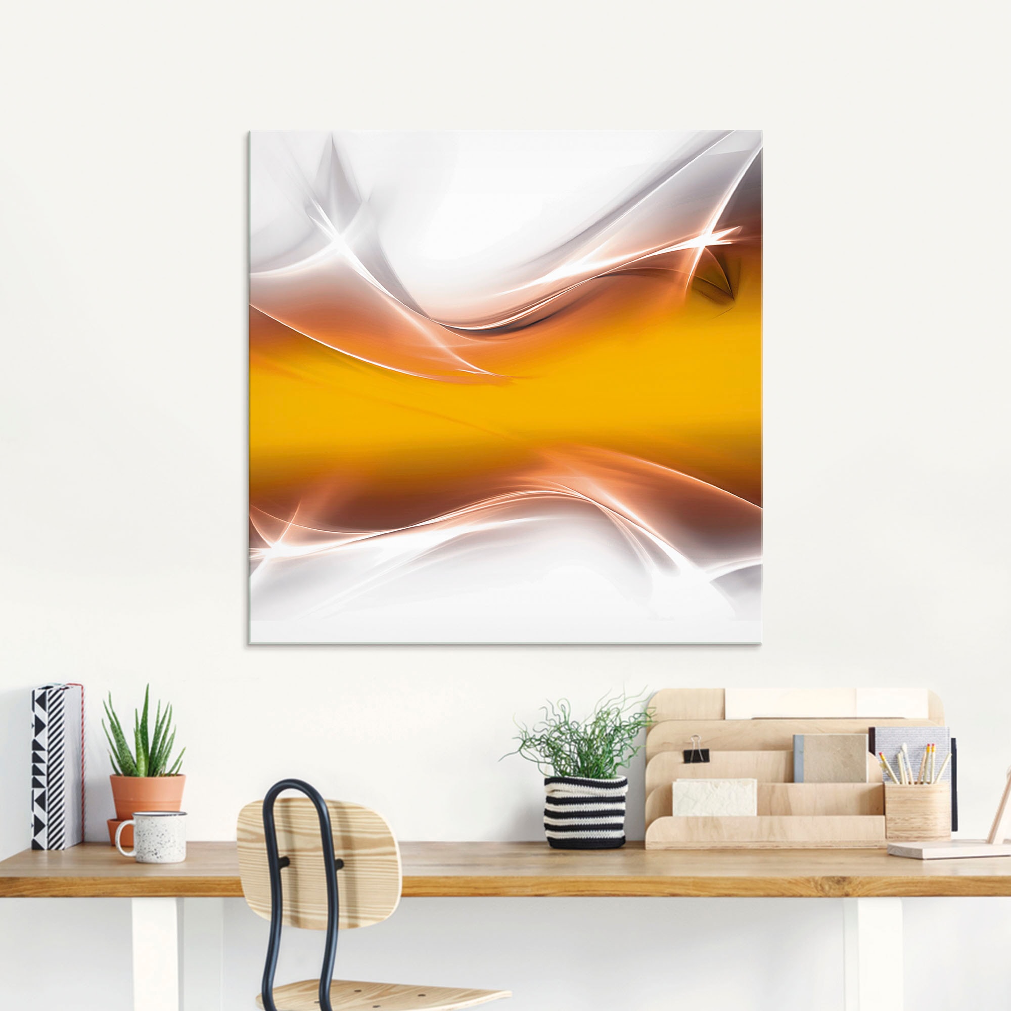 Artland Glasbild »Kreatives Element« Gegenstandslos 1 Stk. tlg. in verschiedenen Grössen