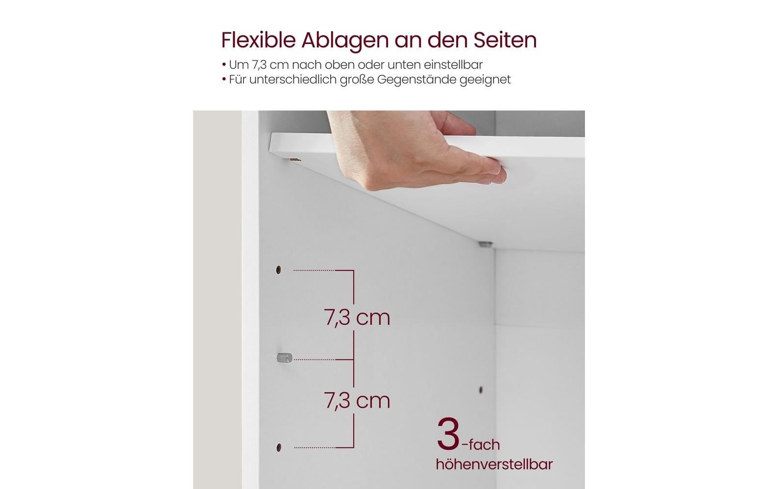 VASAGLE Schuhschrank »mit Polster 78.5 x 48 cm«