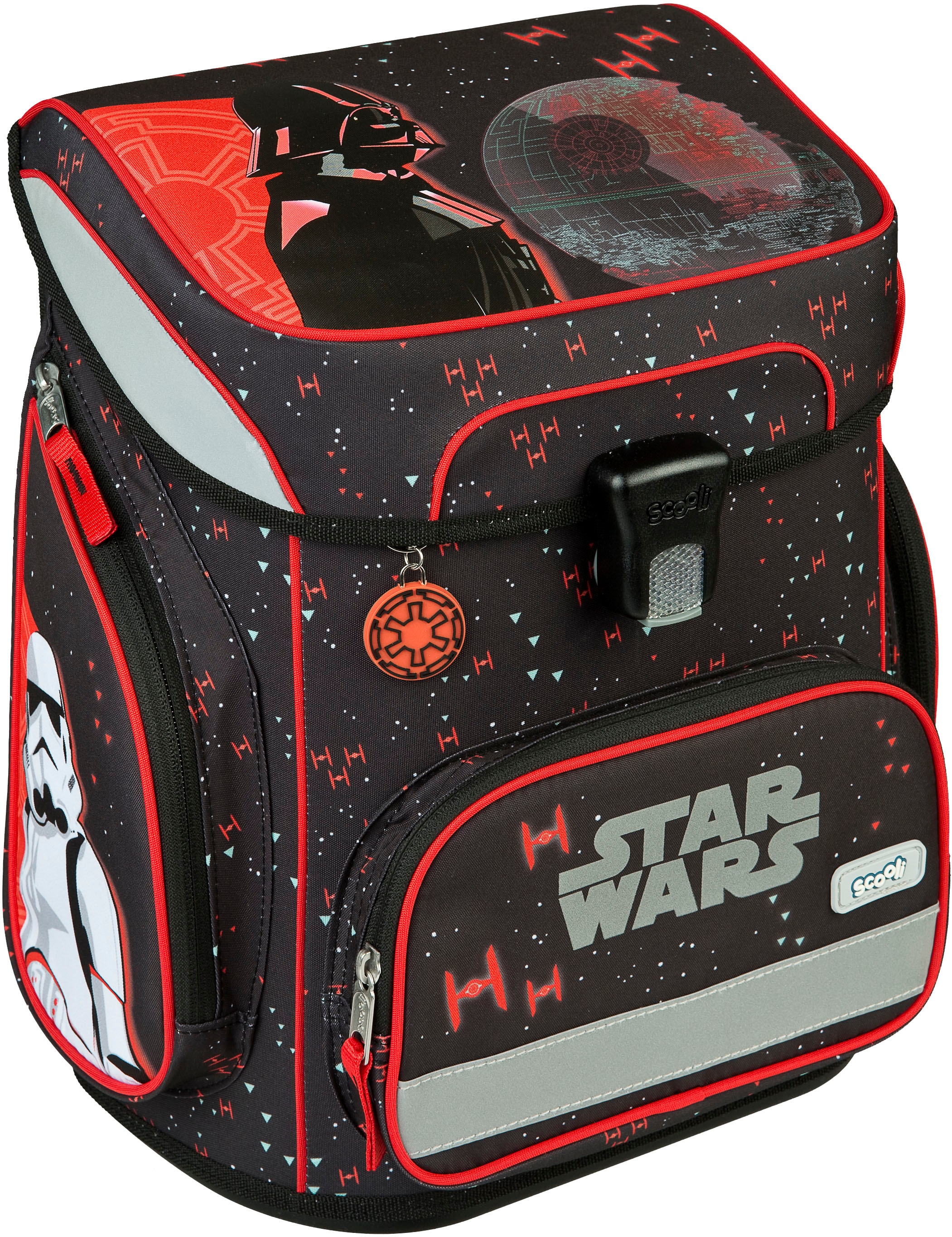 Scooli Schulranzen »EasyFit, Star Wars«, Reflektoren