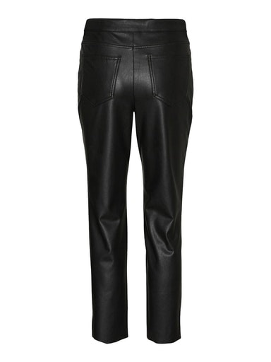 Vero Moda Lederimitathose »VMBRENDA HR STRAIGHT PL ANK PANT NOOS«