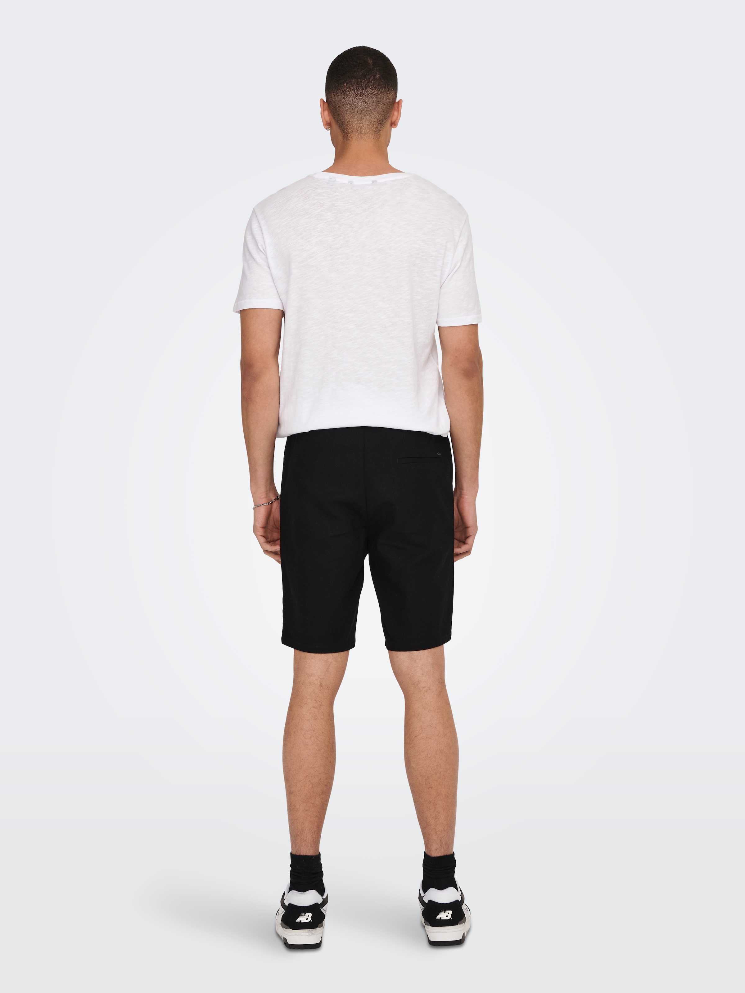 ONLY & SONS Shorts »ONSLINUS 0007 COT LIN SHORTS NOOS«