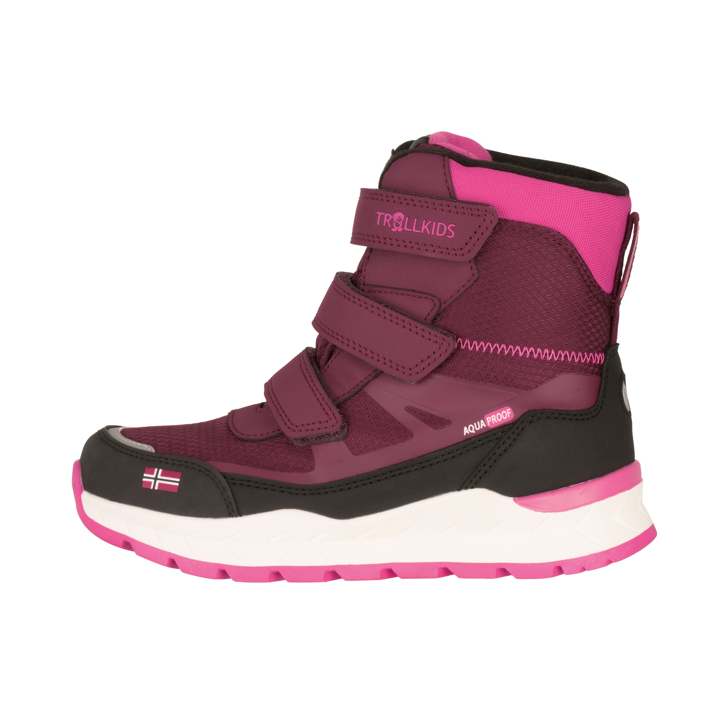 TROLLKIDS Winterstiefel »KIDS RAULAND WINTER BOOTS«, wasserdicht, Klettverschluss, reflektierende Details
