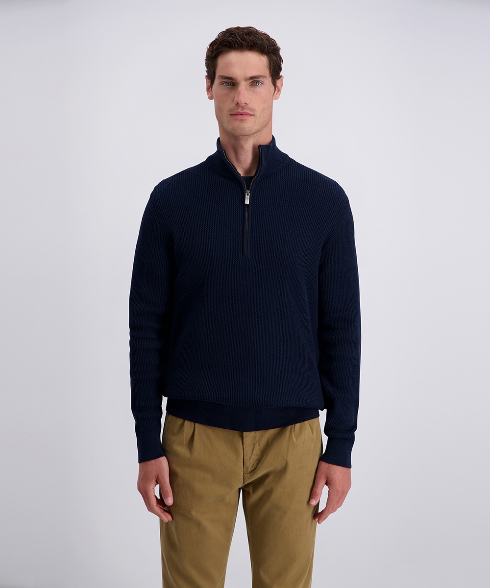 Image of Pierre Cardin Troyer mit Strukturmuster