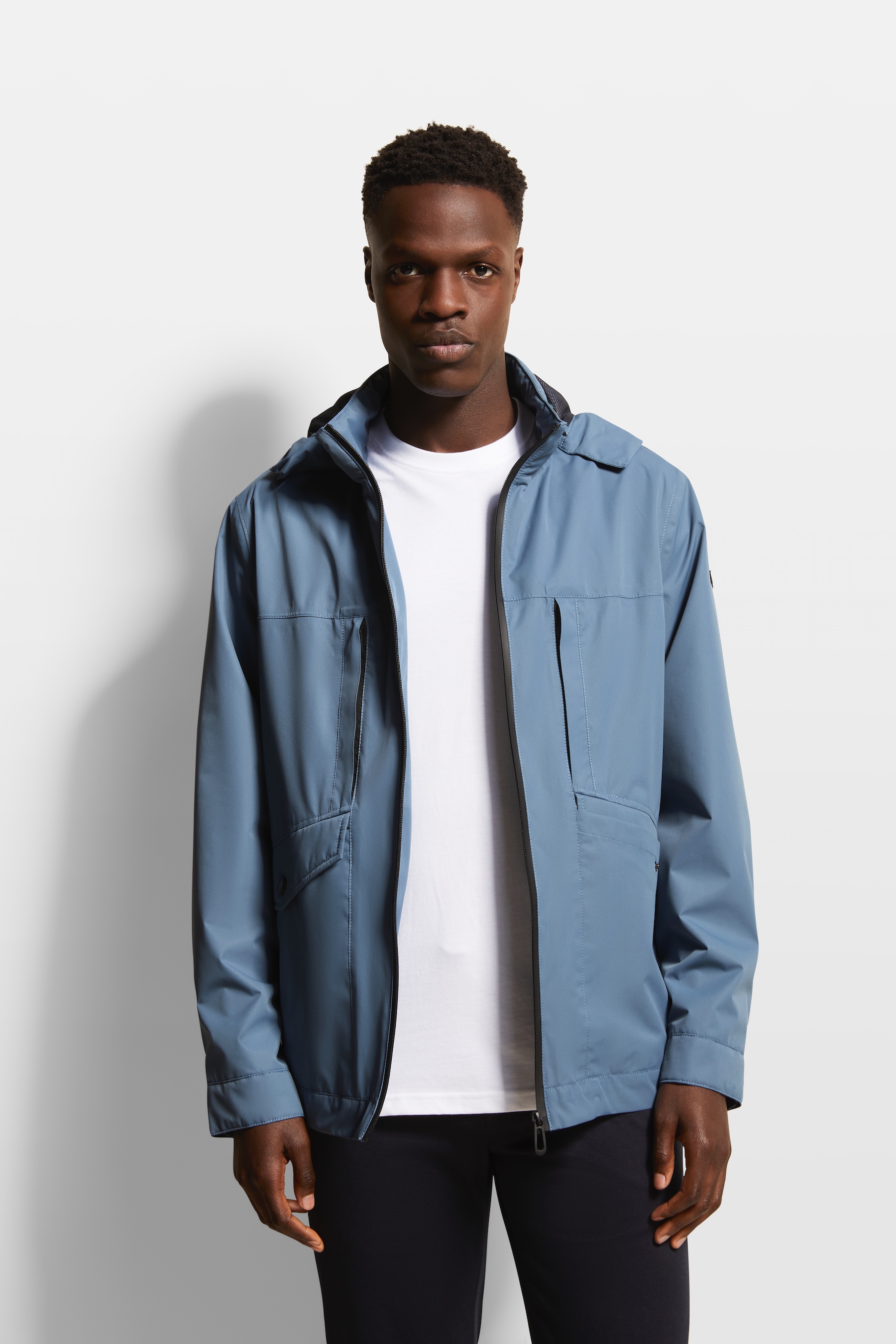 Image of bugatti Kurzjacke mit Kapuze mit abnehmbarer Kapuze