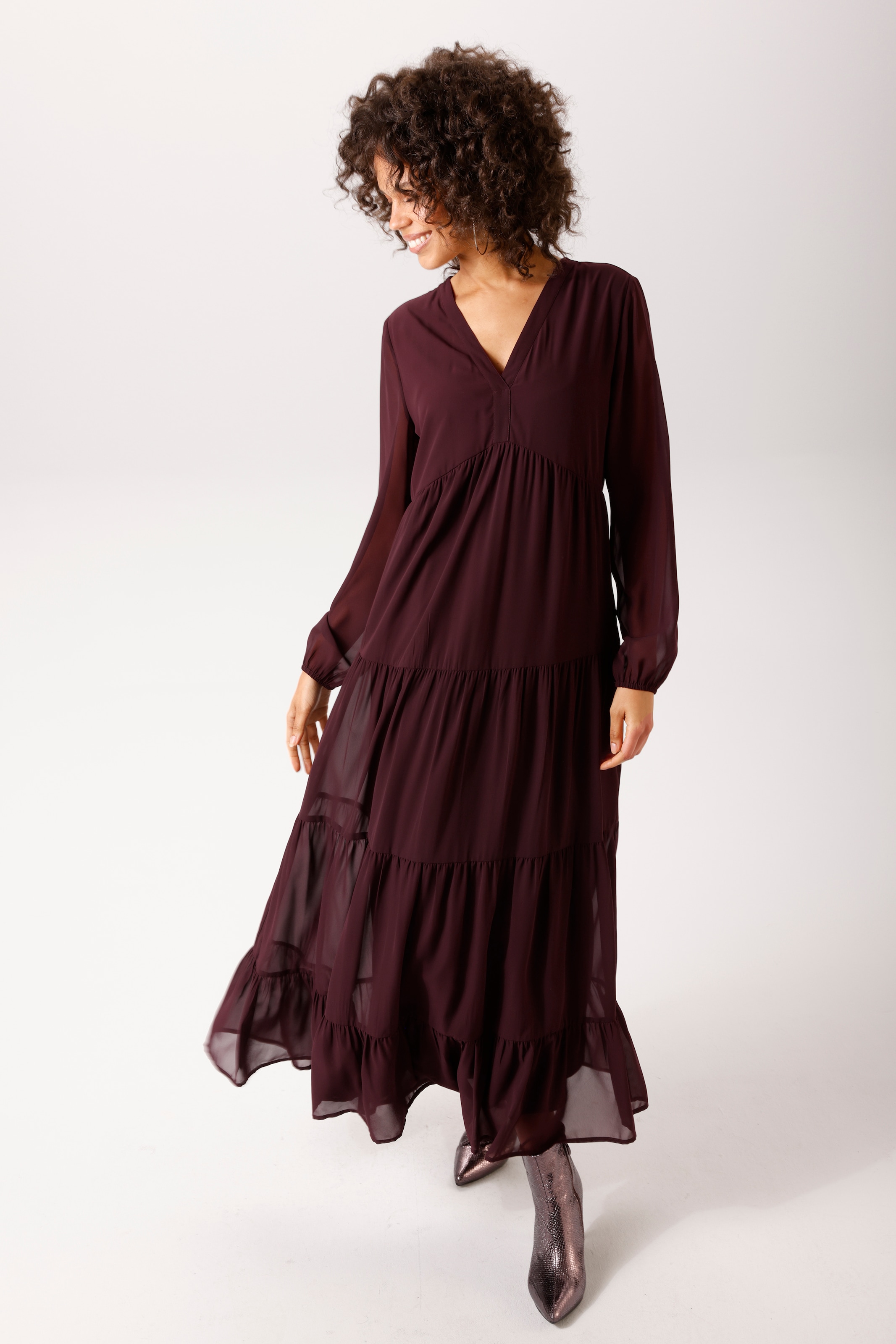 Aniston CASUAL Maxi robe dans une palette de couleurs tendance - NOUVELLE COLLECTION