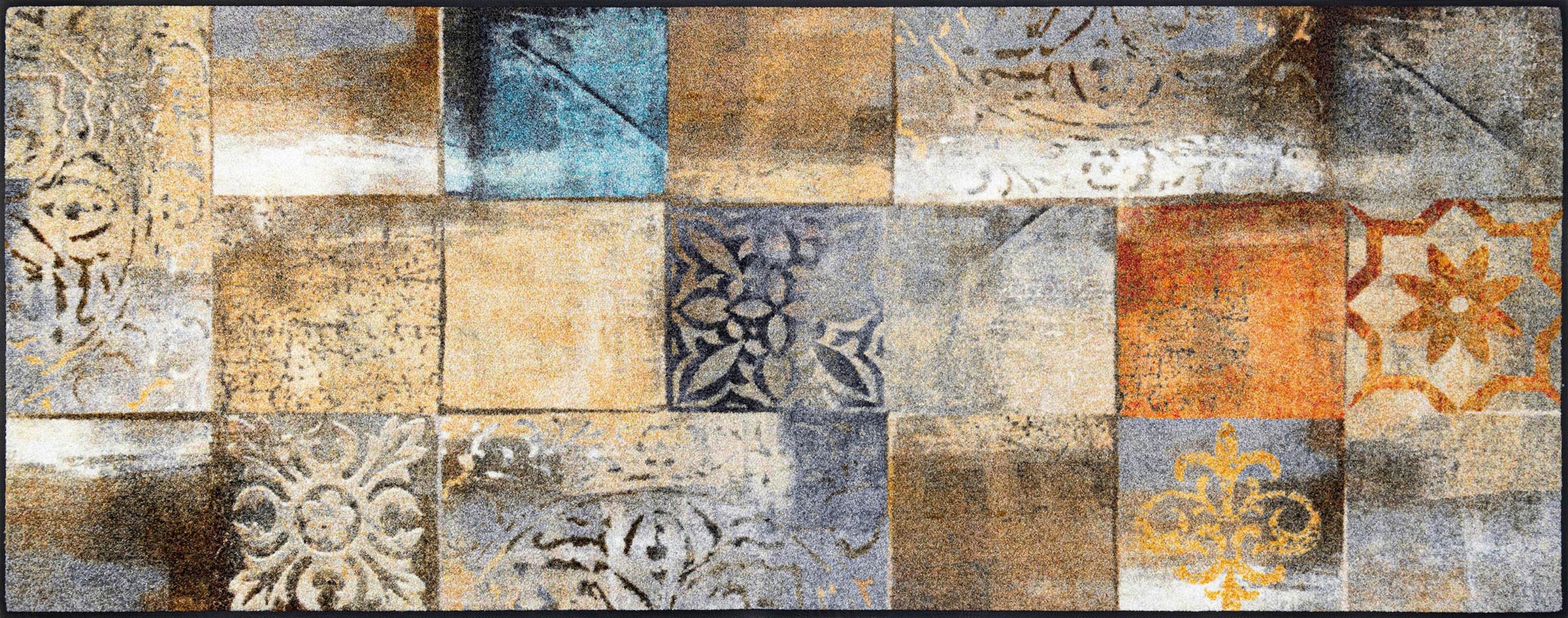 wash+dry by Kleen-Tex Chemin de table »Tilea« Rectangulaire 7 mm Höhe Schmutzfangläufer, rutschhemmend, In- und Outdoor geeignet, waschbar