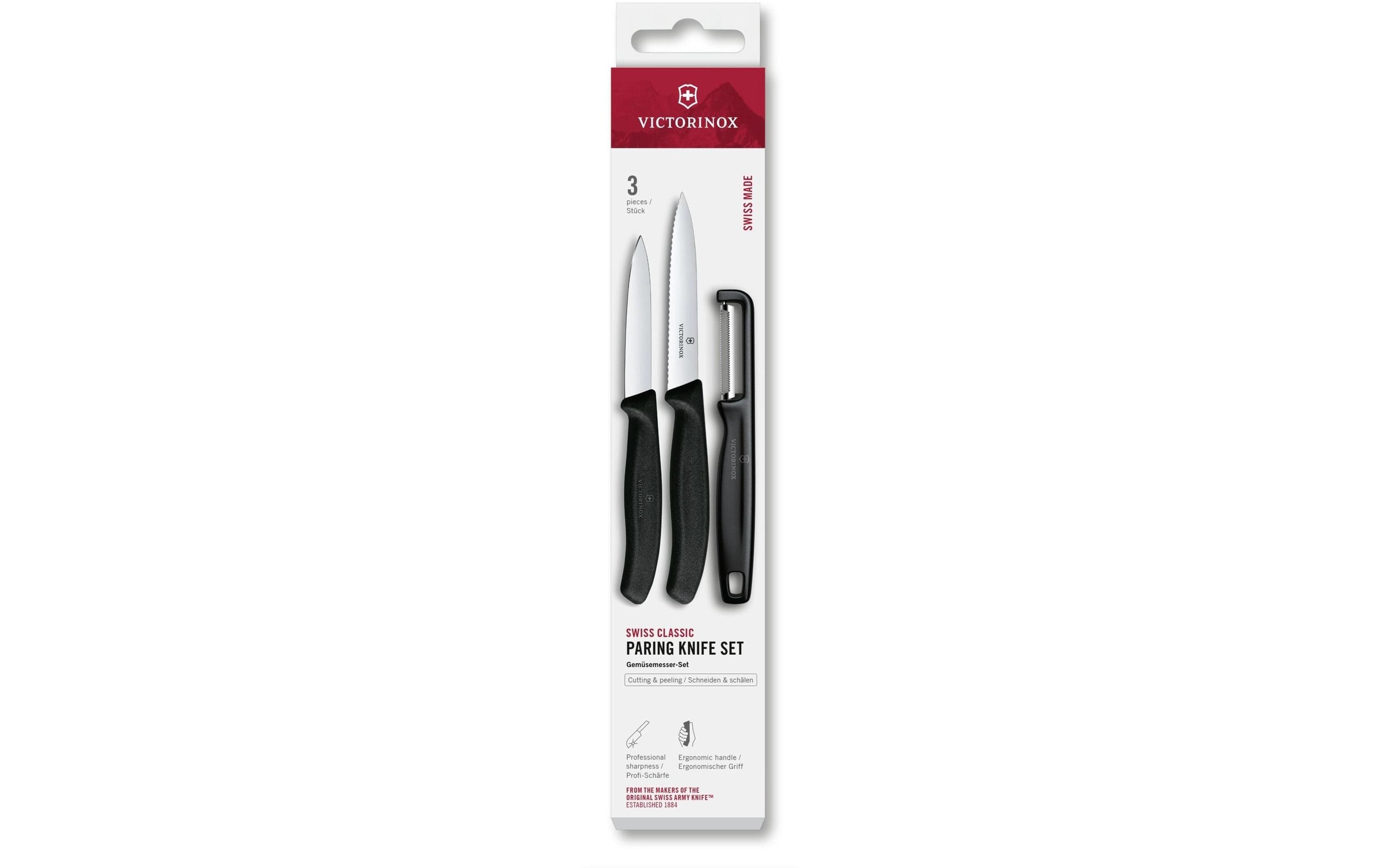 Image of Victorinox Messer-Set "Victorinox Messer-Set Swiss Classic, Schwarz"