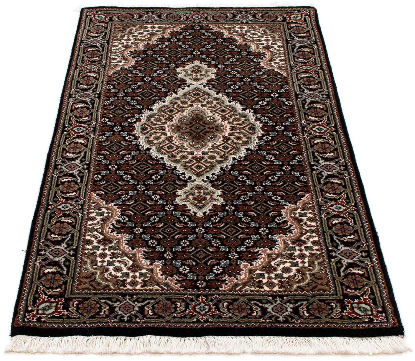 Image of morgenland Seidenteppich »Täbriz Medaillon 140 x 73 cm«, rechteckig, 1 mm Höhe, Handgeknüpft bei Ackermann Versand Schweiz