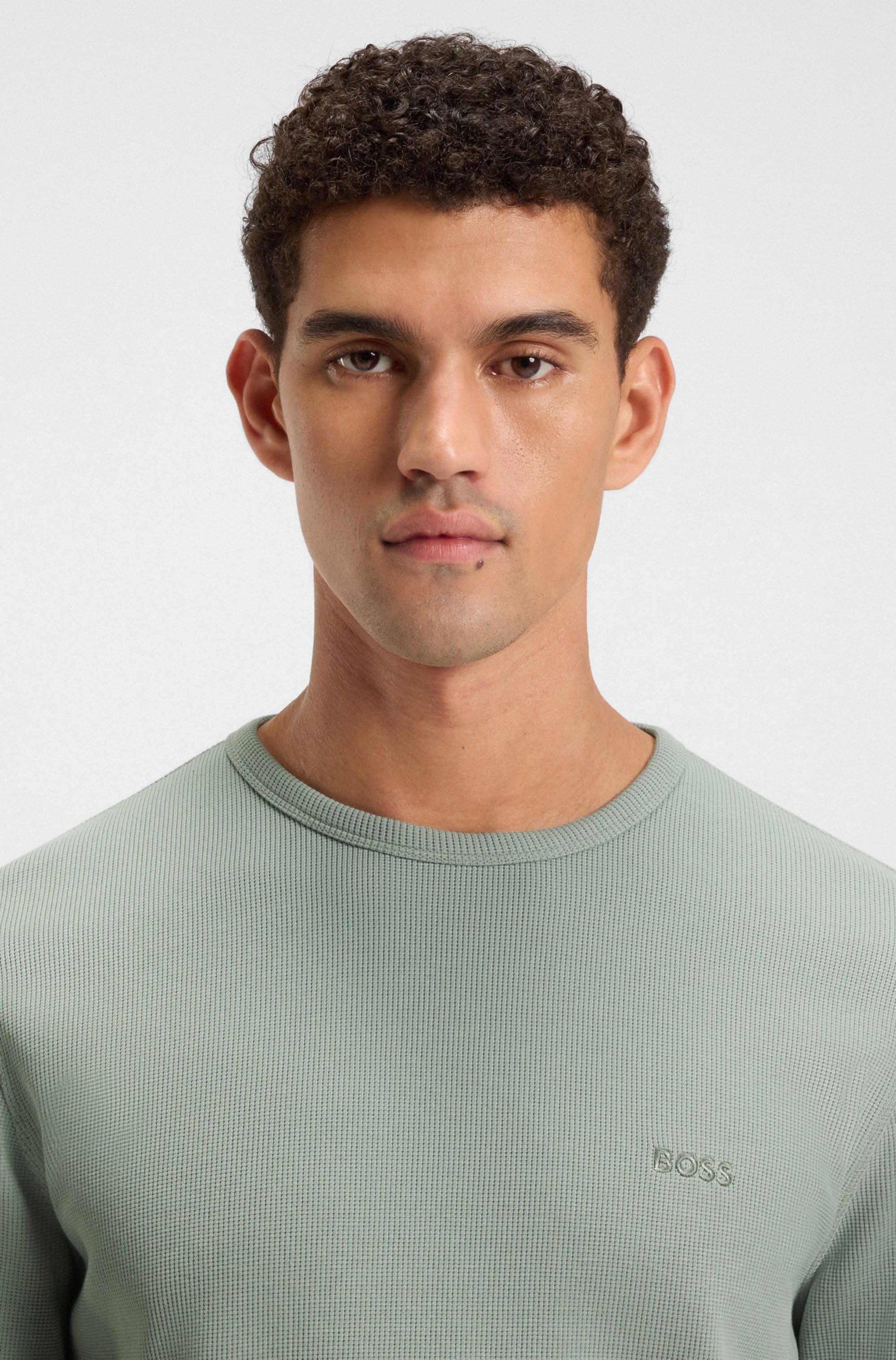 BOSS ORANGE Langarmshirt »Tempesto«, mit BOSS-Stickerei