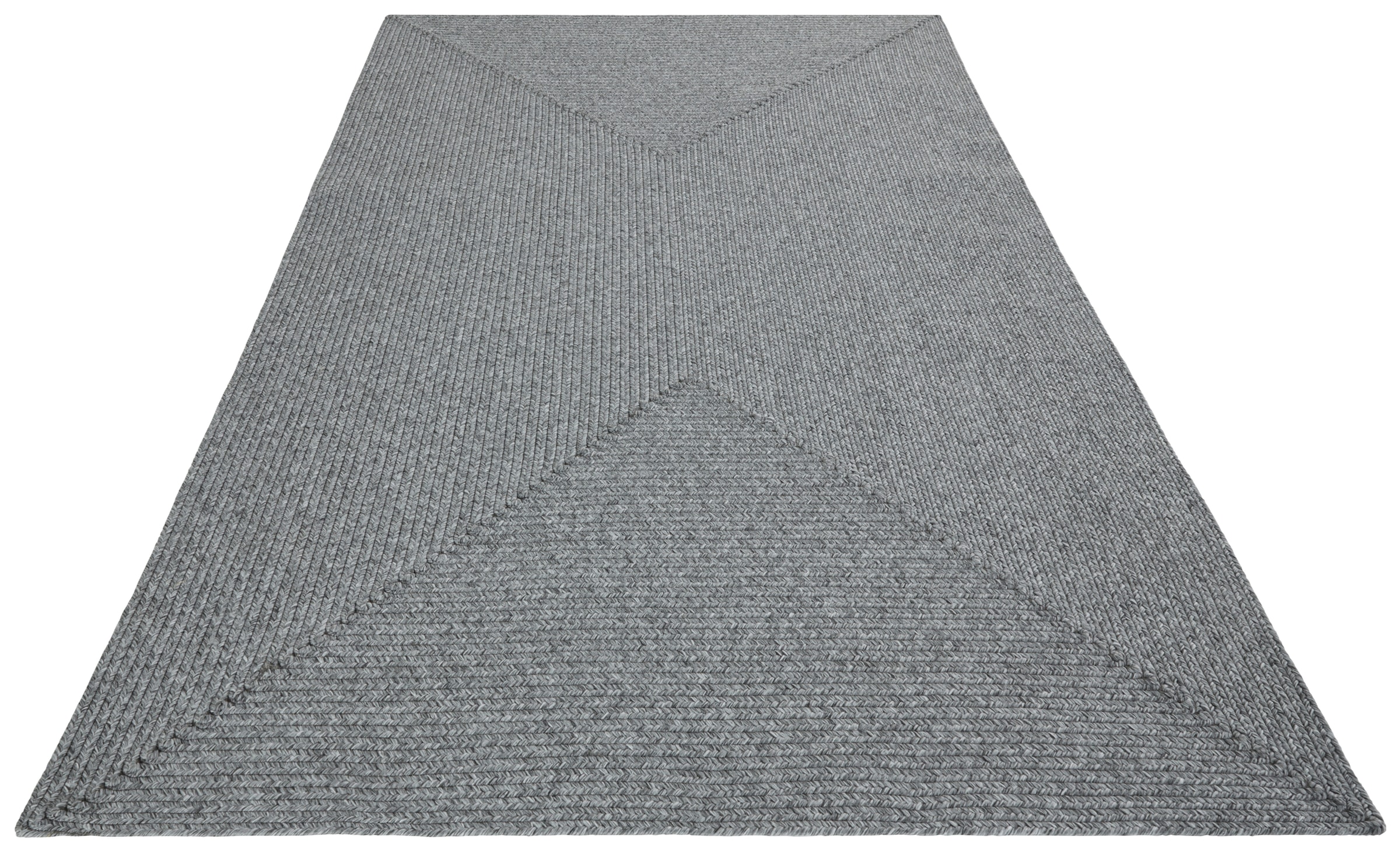 NORTHRUGS Teppich »Trenzado«, rechteckig, 10 mm Höhe, In- & Outdoor, Handmade-Look, Läufer, Wetterfest, Balkon, Wohnzimmer