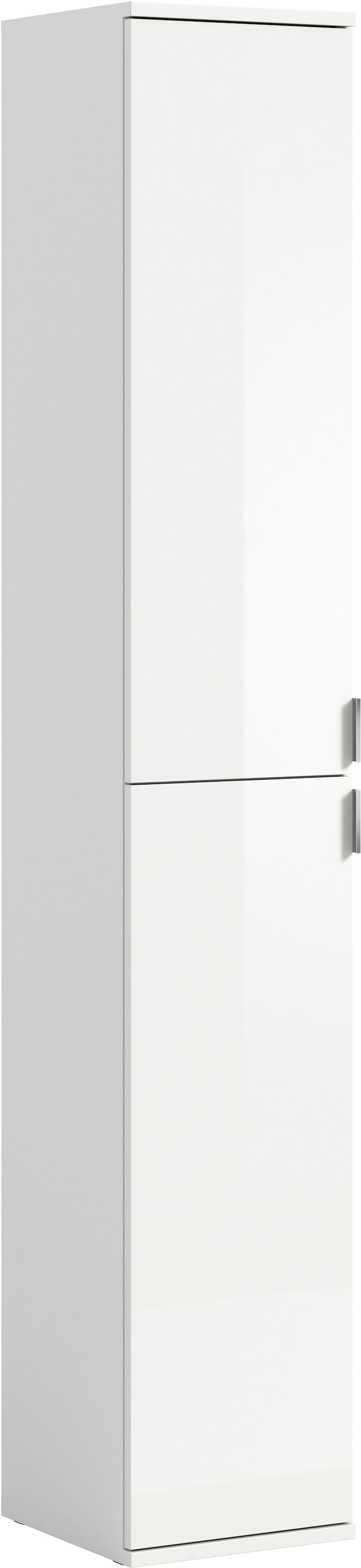 Image of Home affaire Garderobenschrank "TRONDHEIM, Höhe 193 cm, 2 Türen, 6 Fächer, 4 Einlegeböden" Türanschlag wechselbar, in verschiedenen Farben erhältlich, Schrank, Hochschramk, Mehrzweckschrank, Universalschrank, Flur, Diele