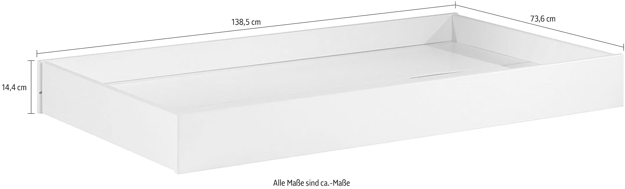 Vipack Bettschubkasten »Kiddy« Made in Europe,  in 2 Breiten