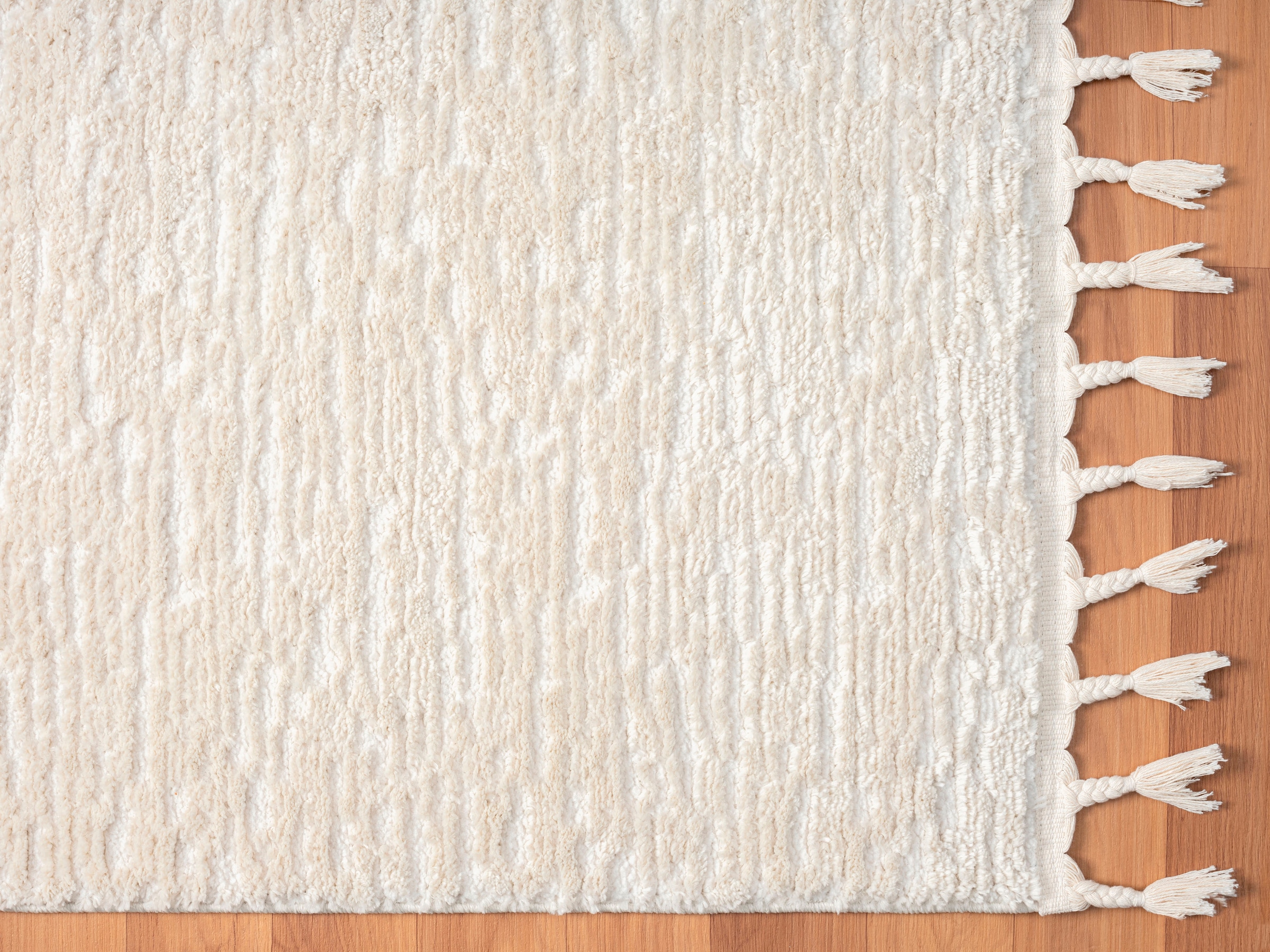 Myflair Möbel & Accessoires Hochflor-Teppich »Moroccan Pureness«, rechteckig, 24 mm Höhe, moderner Teppich, Uni Farben, flauschig weich durch Hochflor