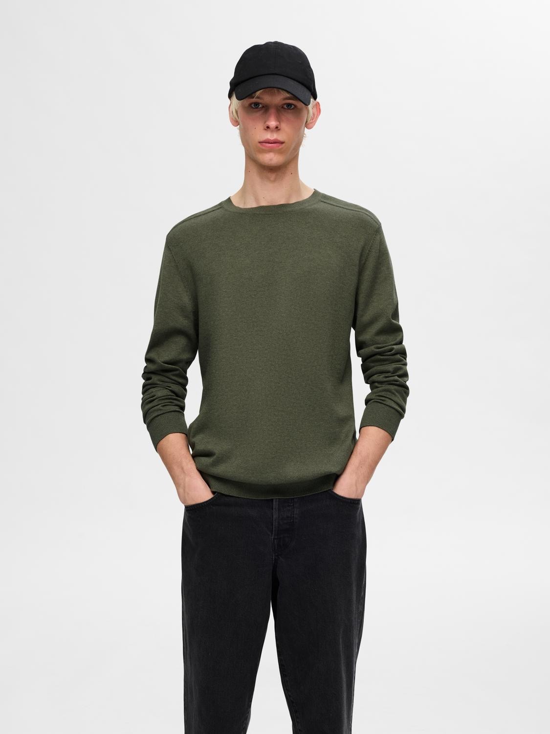 Strickpullover »SLHBERG CREW NECK NOOS«