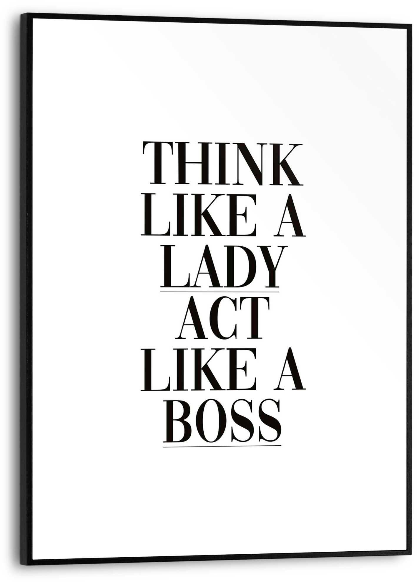 Image of Reinders Poster "Lady Boss"