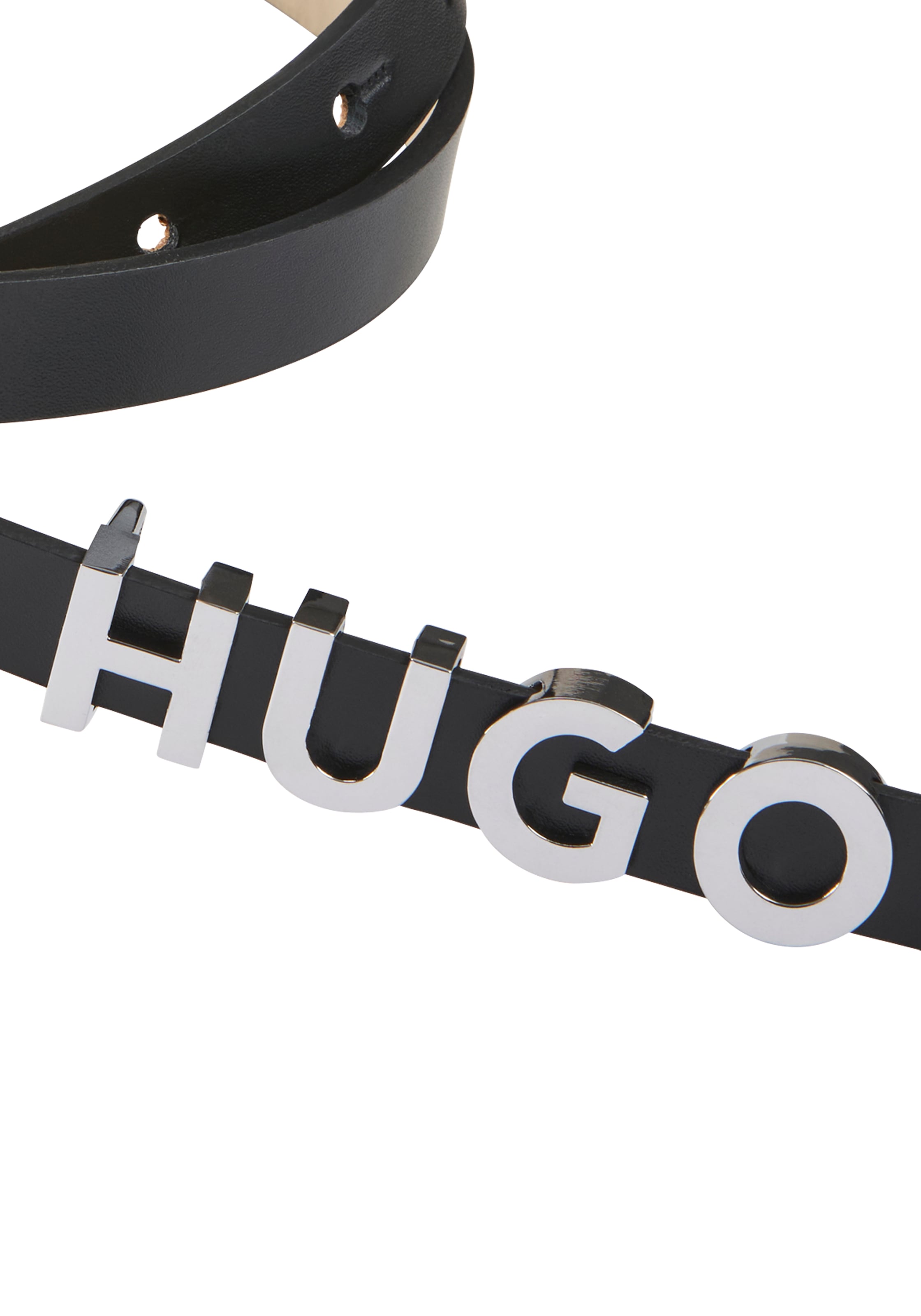 HUGO Ledergürtel »Zula Belt 1,5cm«, Verschluss im HUGO Schriftzug