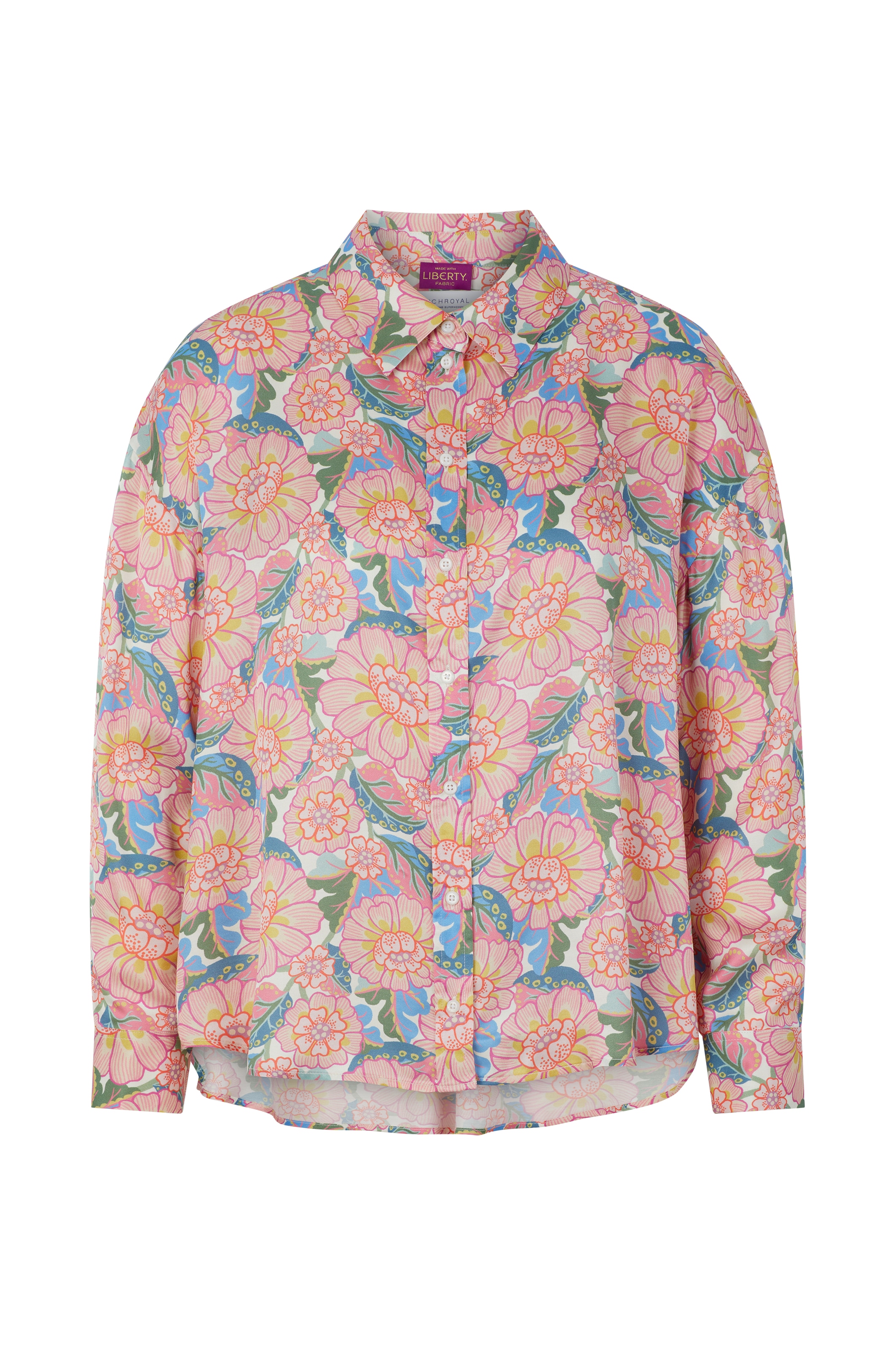 RICHROYAL Blouse à manches longues imprimé Liberty floral