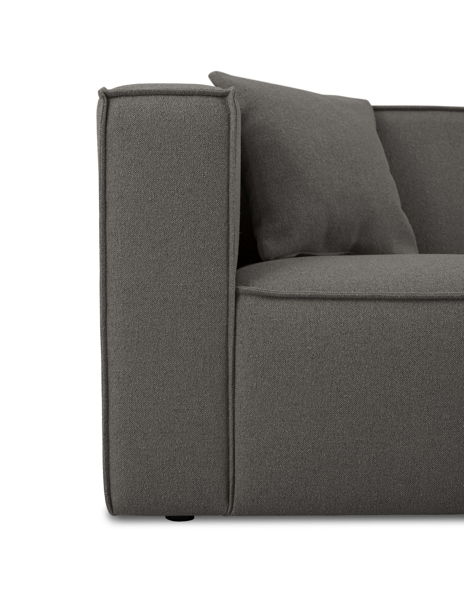 GOODproduct 3-places »Tammie« Breite 222 cm, Webstoff fein, bodentief, mit Wellenunterfederung