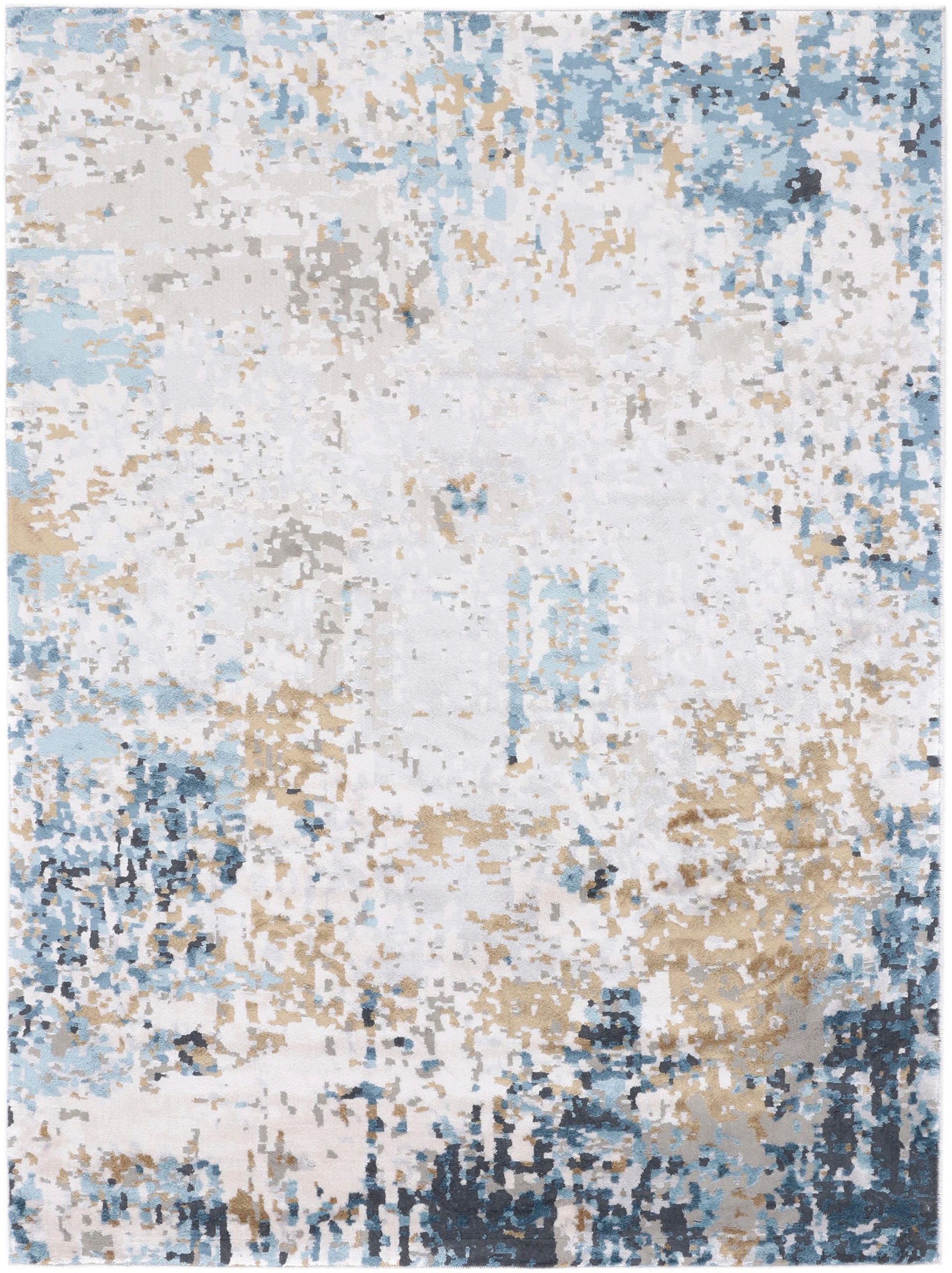 Image of carpetfine Teppich »Living«, rechteckig, 5 mm Höhe, Vintage Look, Viskose in Seidenoptik, Wohnzimmer bei Ackermann Versand Schweiz