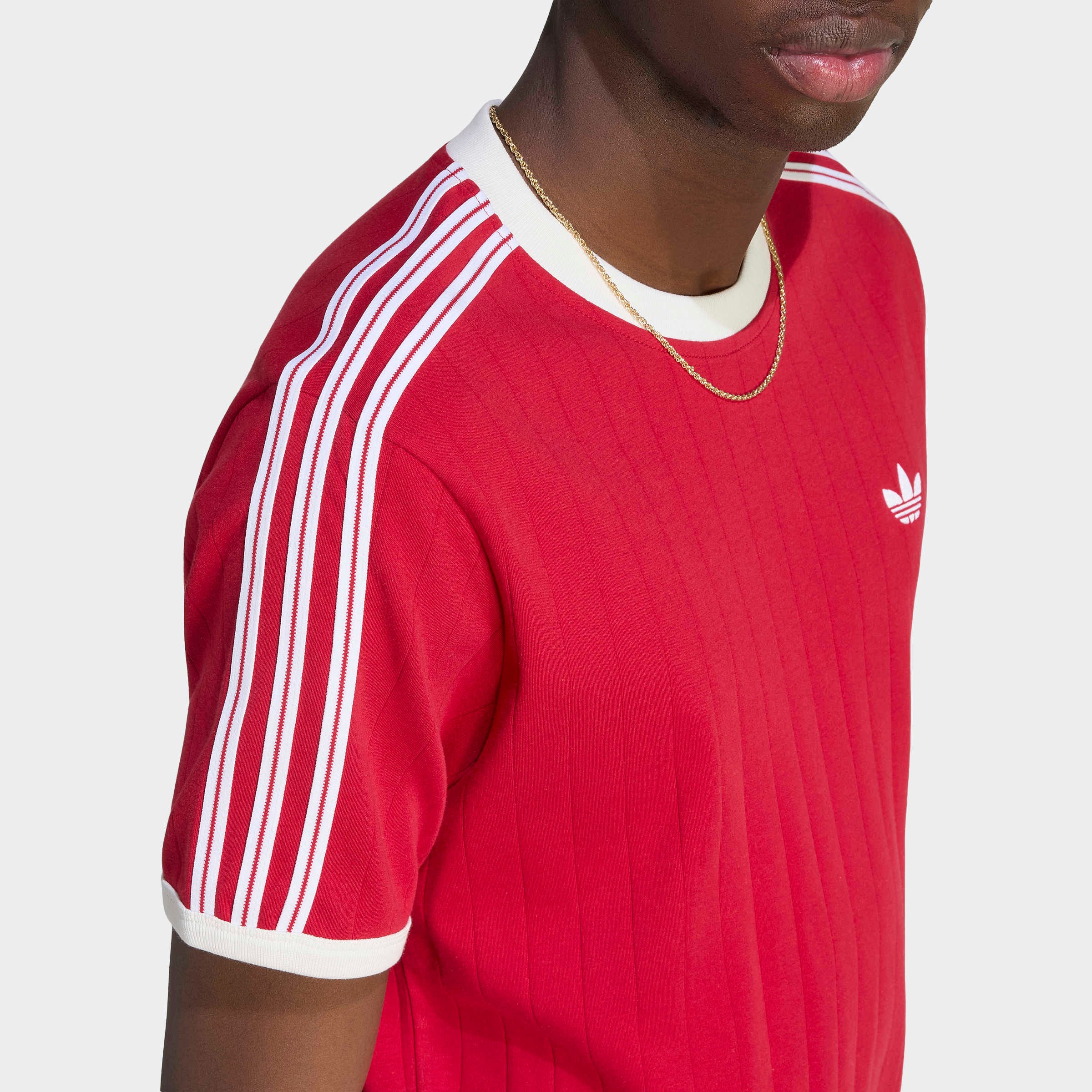 adidas Originals T-shirt »DROP NEEDLE 3-STREIFEN« pour adultes, style sportif, longueur normale, manches courtes