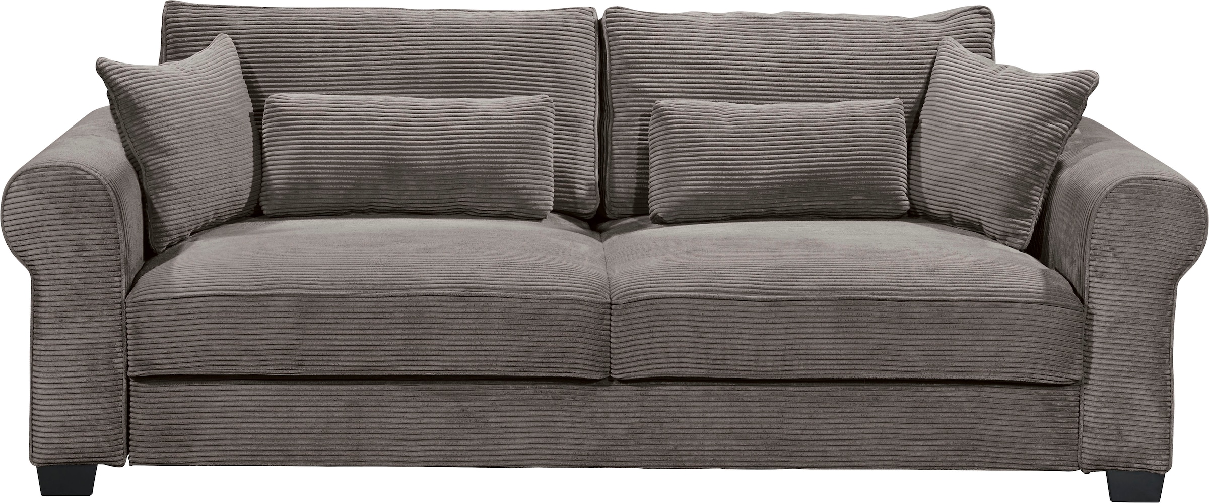 ED EXCITING DESIGN Schlafsofa »Angelina«, mit Bettkasten & 4 Zierkissen