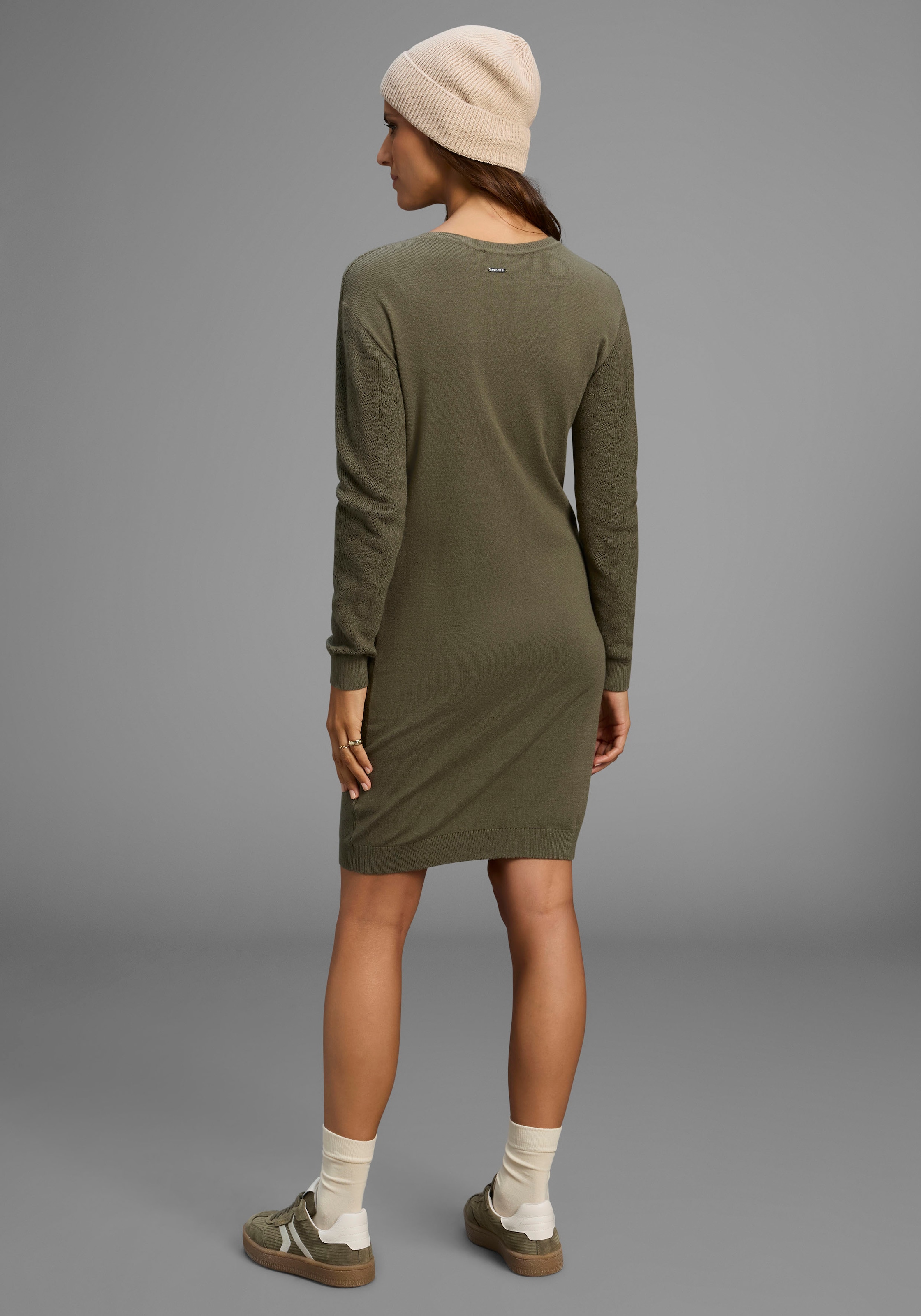 Laura Scott Strickkleid, aus tollem Lochstrick