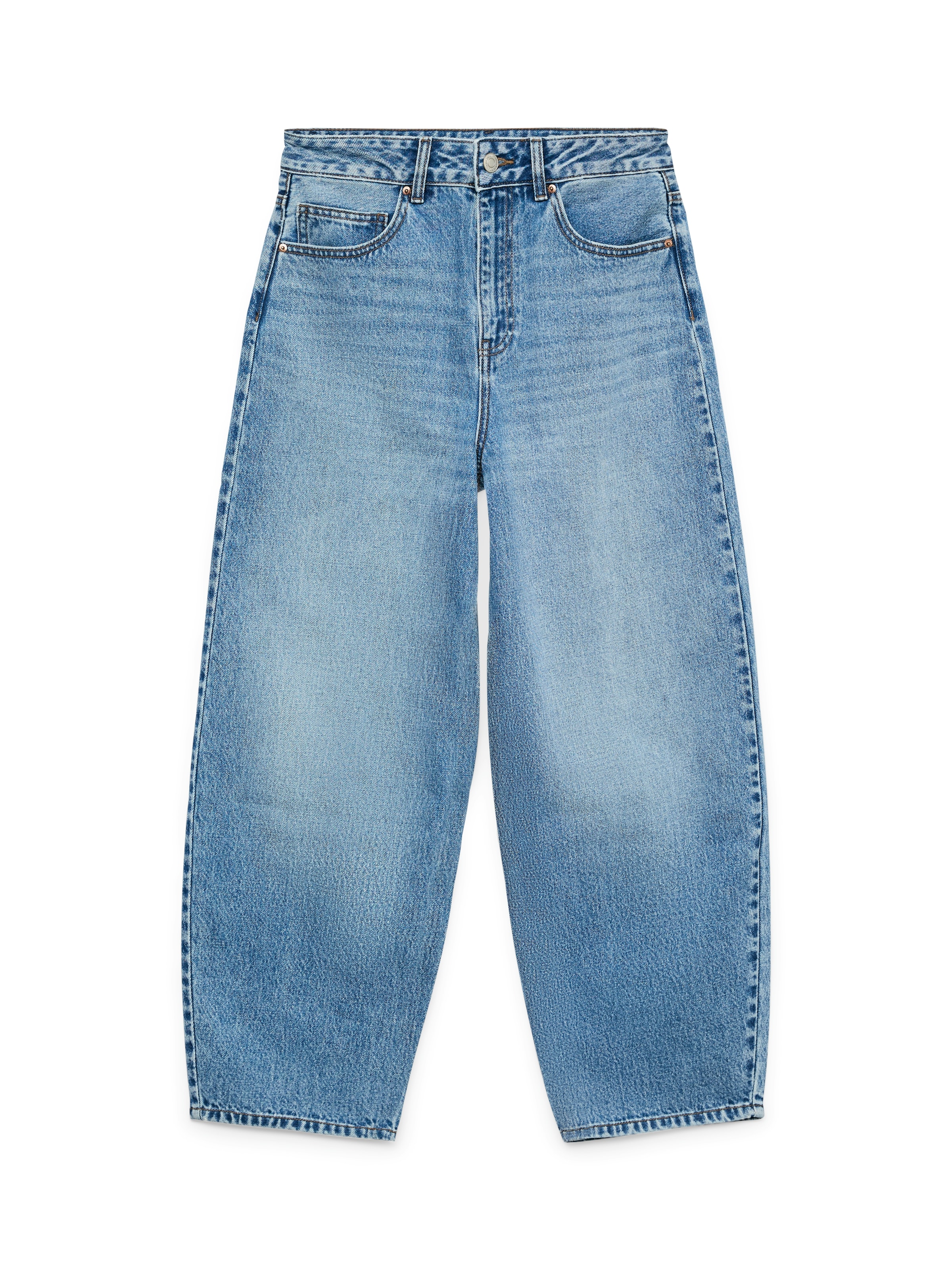 Vero Moda Jeans cheville »VMBILLIE HR BARREL ANK JEANS LI3154 NOOS« Baumwolle, Barrel Fit