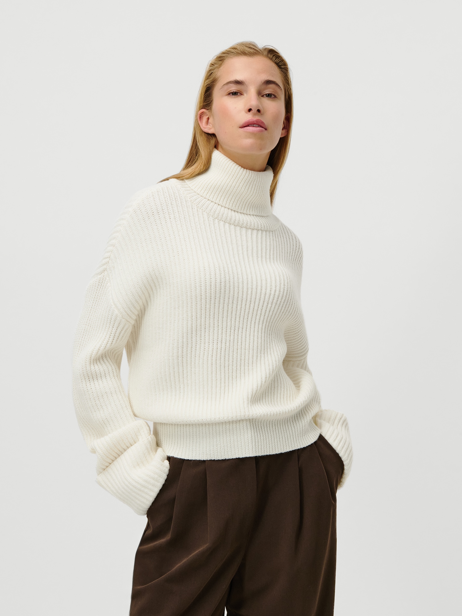 Image of LeGer Rollkragenpullover "Tia Jumper, LeGer by Lena Gercke" oversized, Grobstrick