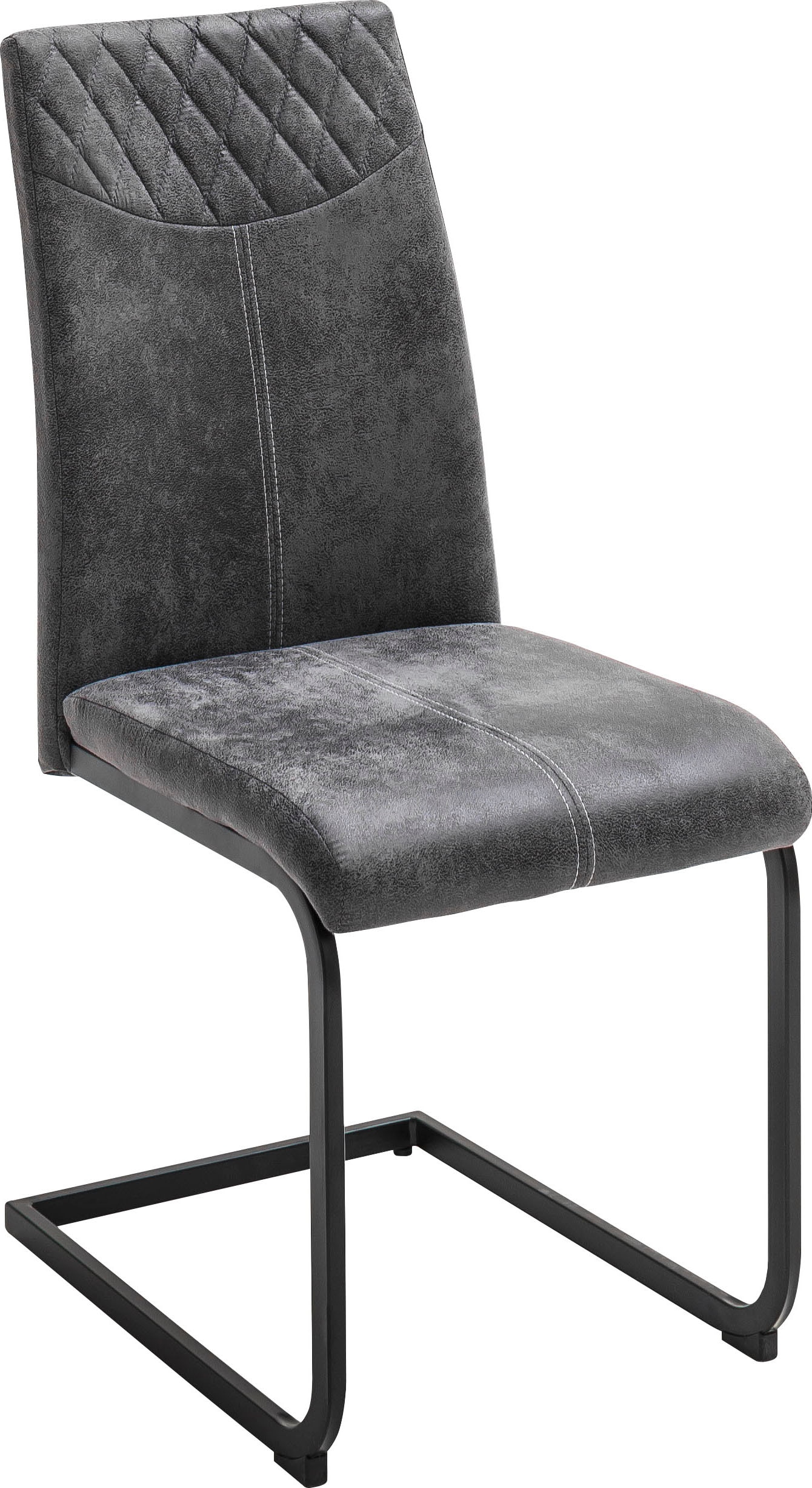 MCA furniture Esszimmerstuhl »Aosta«, (Set), 4 St., Stoffbezug, Stoffbezug Vintagelook, Stuhl belastbar bis 120 Kg