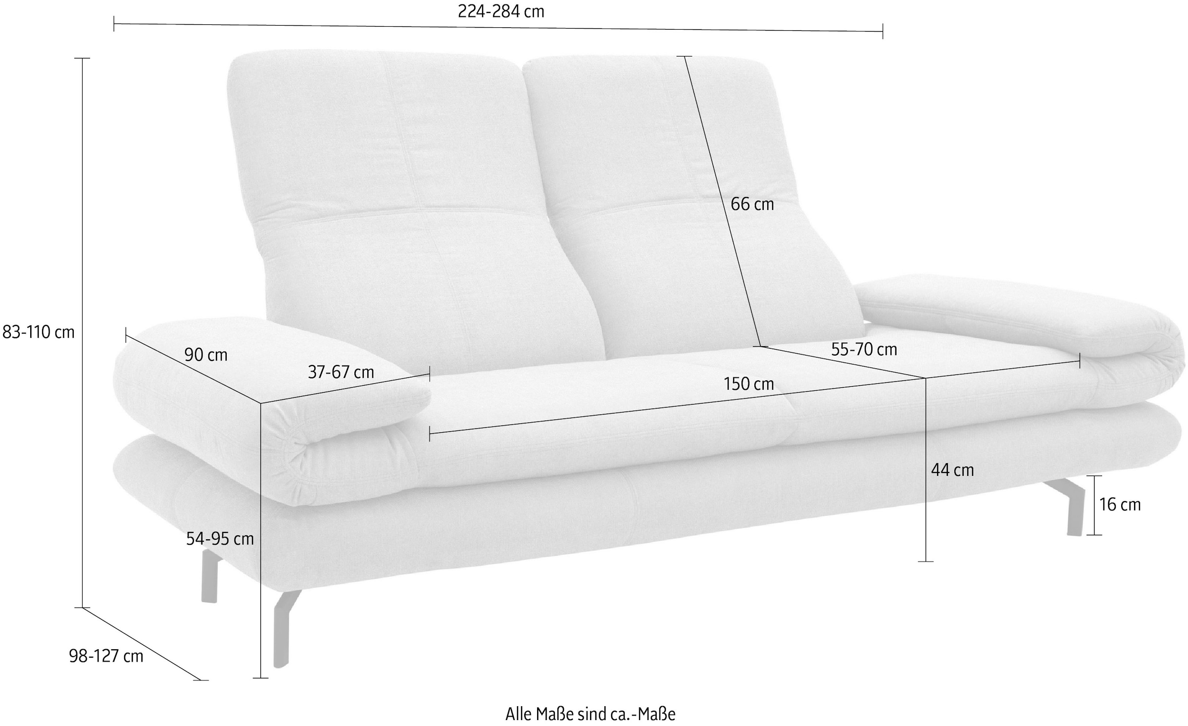 LOOKS by Wolfgang Joop 2-Sitzer »LOOKS by Wolfgang Joop 2-Sitzer-Sofa >>LOOKS XIII