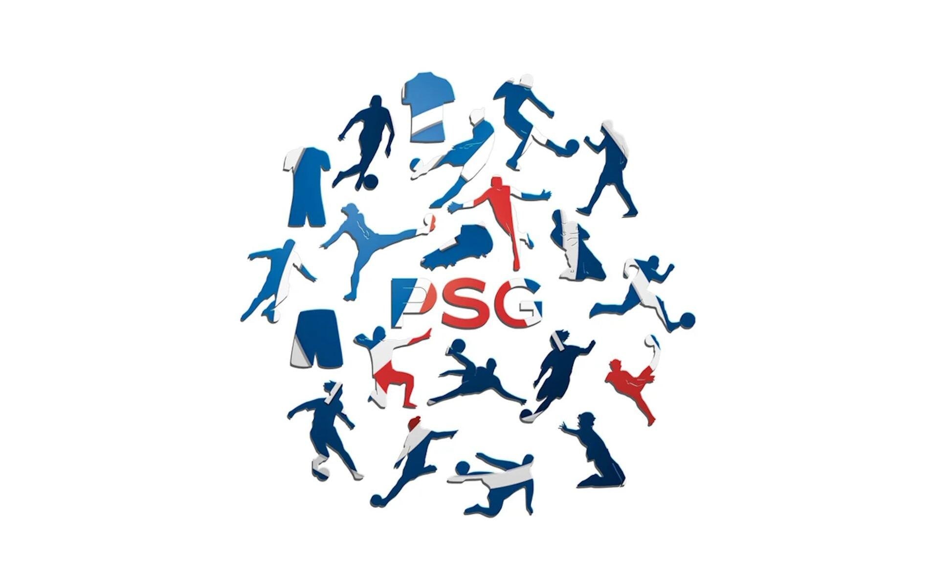   Puzzle »Iconic PSG FC – Logo« Holzart: Birke (Herkunftsland: China)