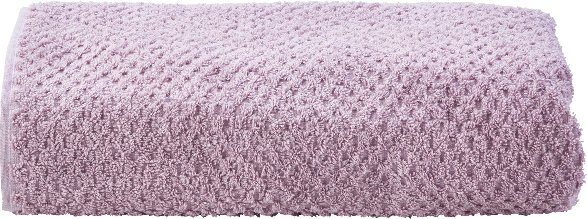 Image of done. Duschtuch "Provence Honeycomb" Uni Farben, in Honigwaben-Optik, mit Fransen