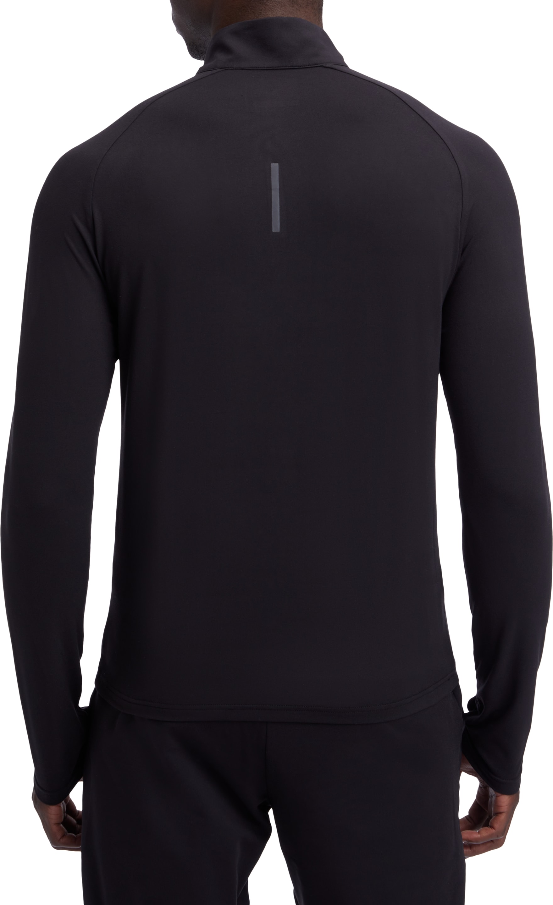 Energetics T-shirt de course »HE.-LANGARMSHIRT CUSCO IV M« col roulé, demi-fermeture éclair, pour tenues de sport, avec technologie DRY PLUS