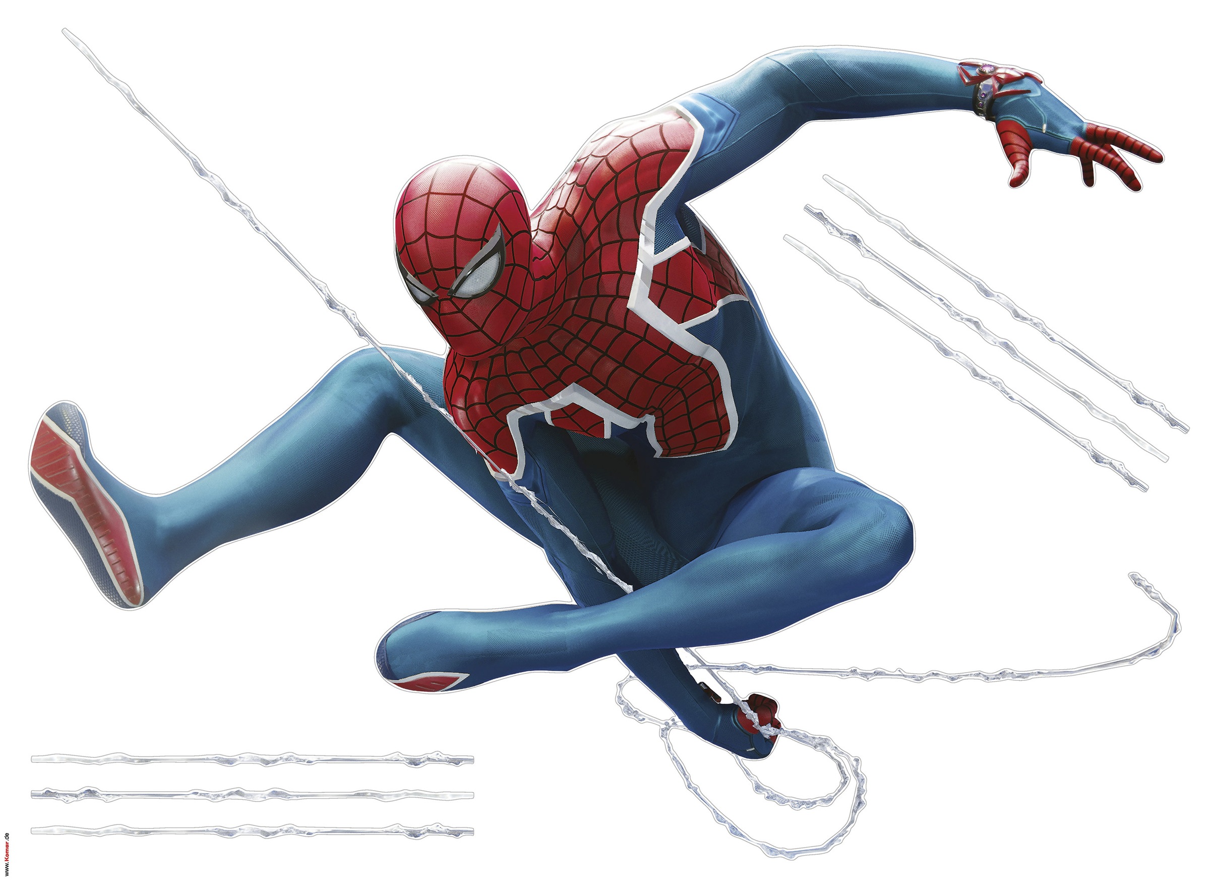 Komar Wandtattoo »Marvel Spider-Man Epic Swinging« 70 x 100 cm (Breite x Höhe) - Kinderzimmer, Wandsticker