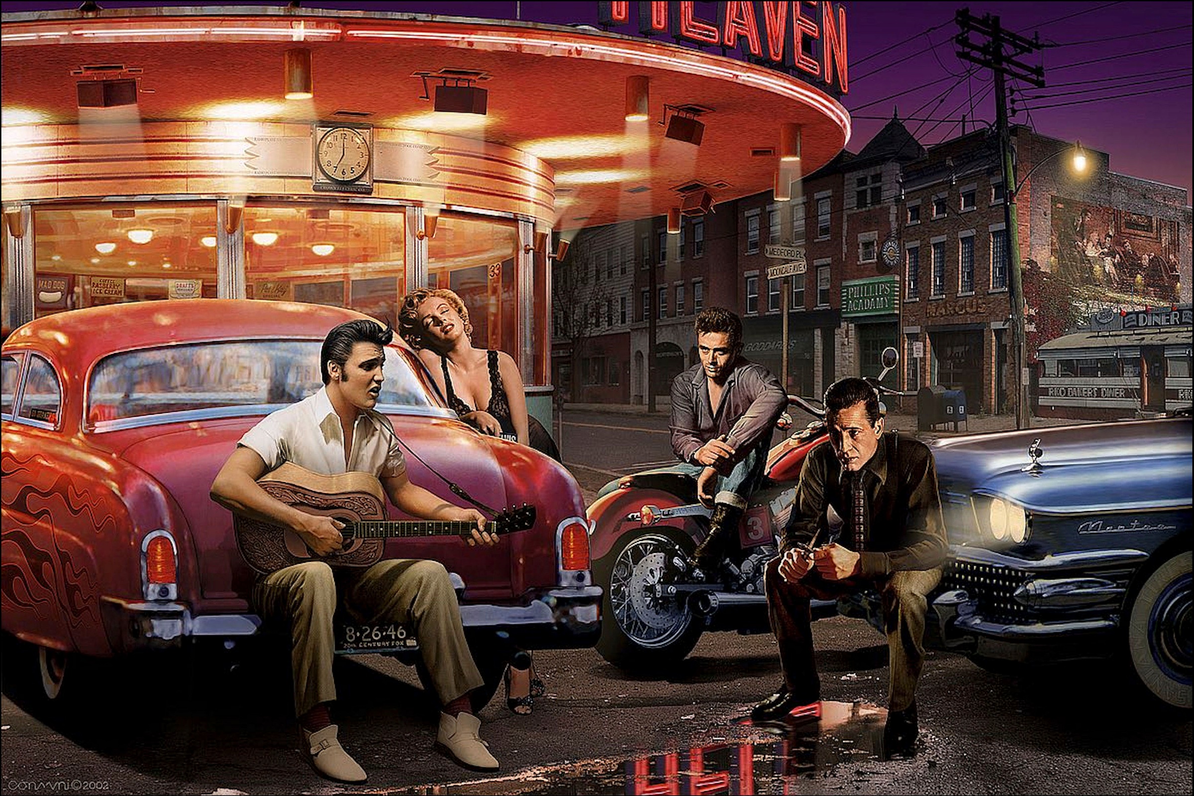 Image of my home Bild mit Rahmen »C.CONSANI / Legendäre Kreuzung«, (1 St.) bei Ackermann Versand Schweiz