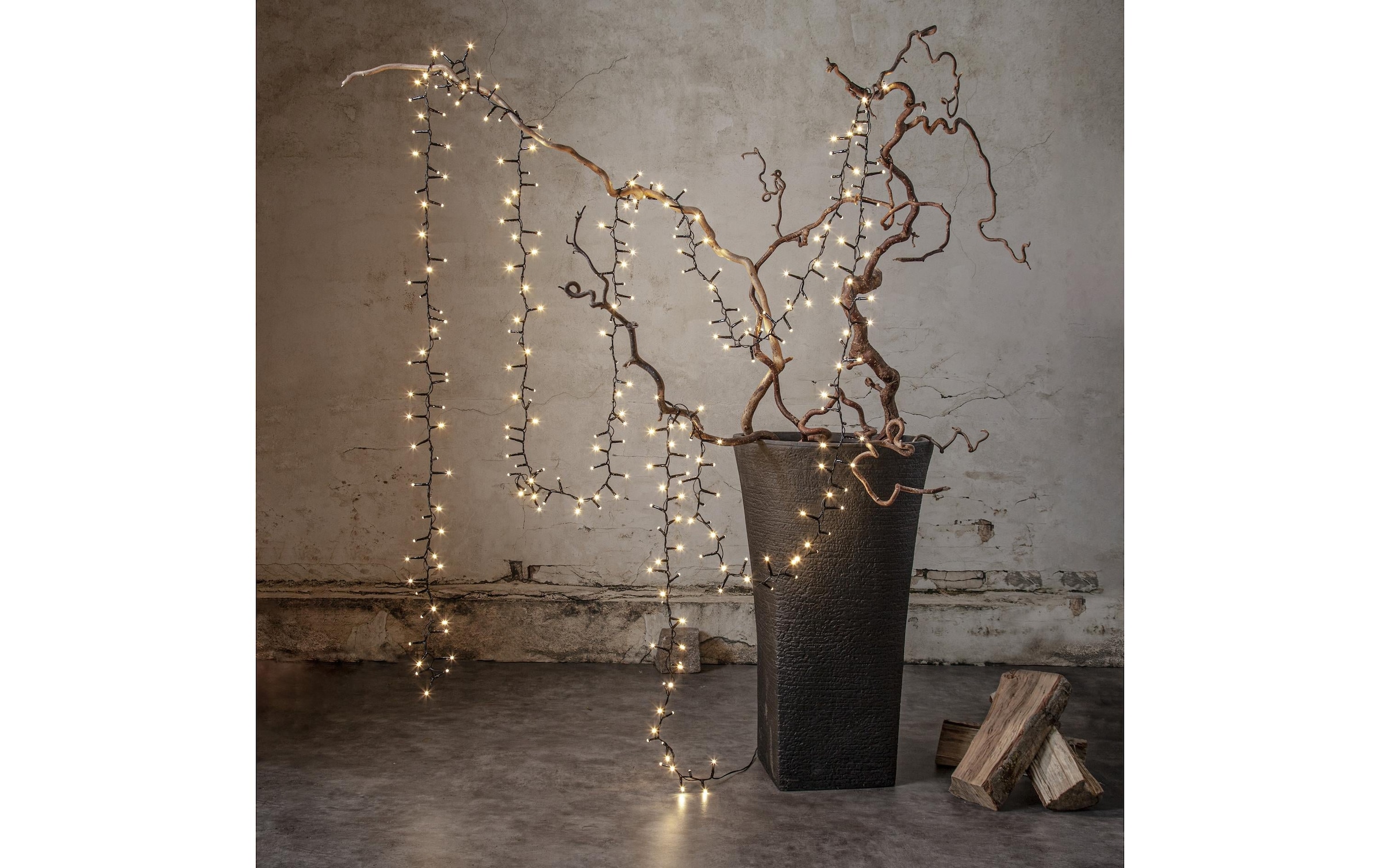   Guirlande lumineuse LED »Lichterkette Shiny IP44, Warmweiss, 1200 LED's, 2400.00 cm«